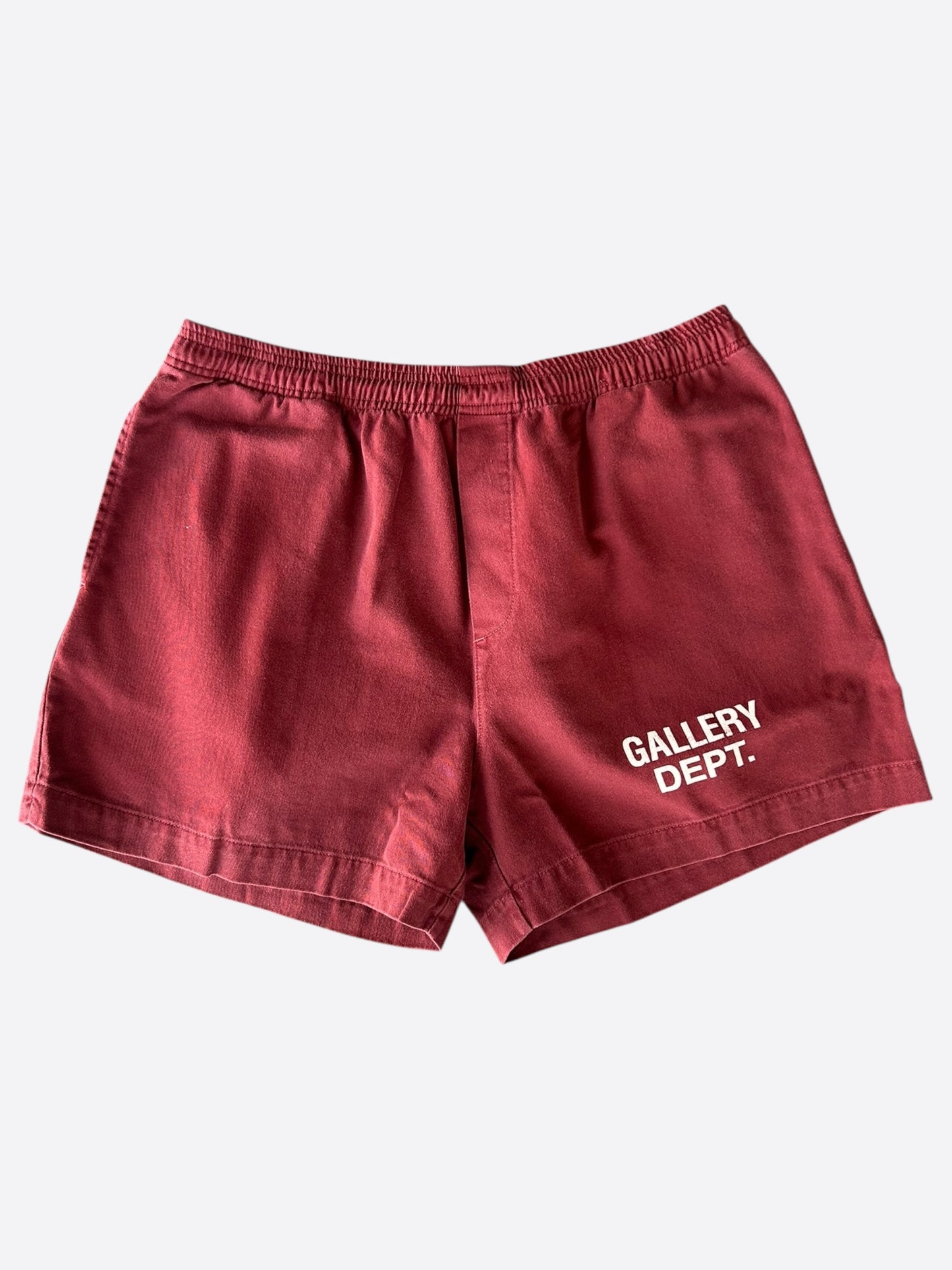Gallery Dept Red & White Logo Zuma Shorts