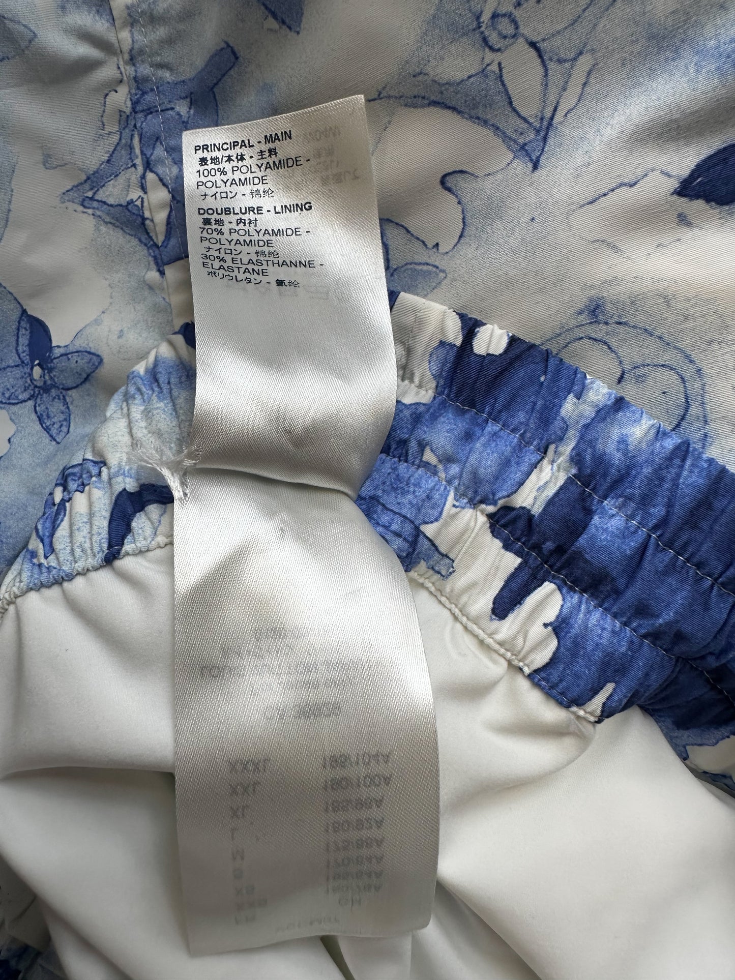 Louis Vuitton Blue Watercolor Monogram Swimshorts
