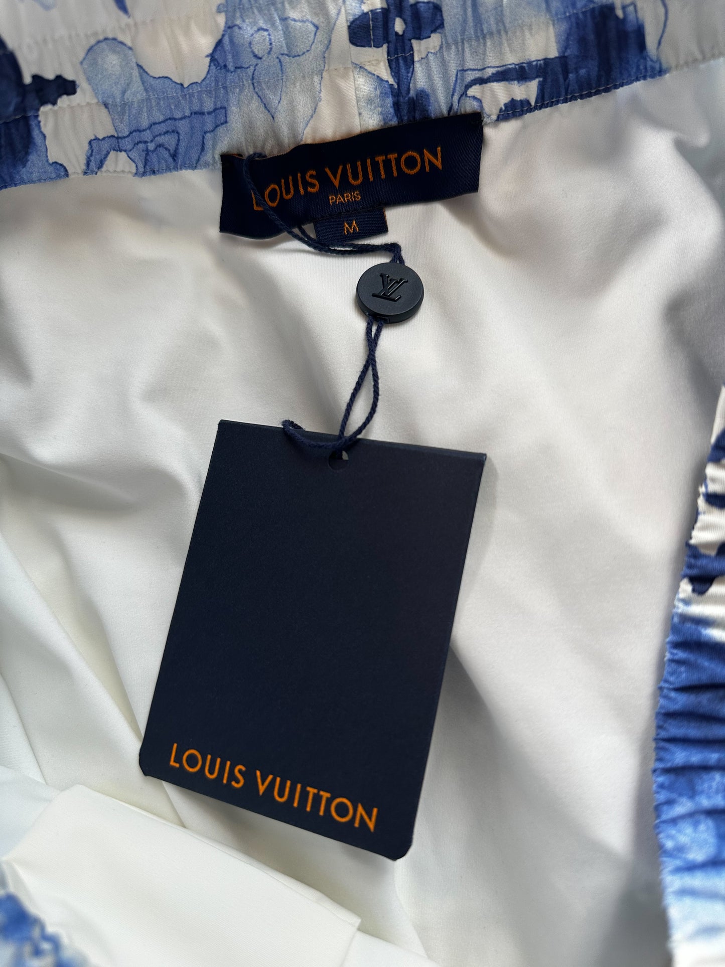 Louis Vuitton Blue Watercolor Monogram Swimshorts
