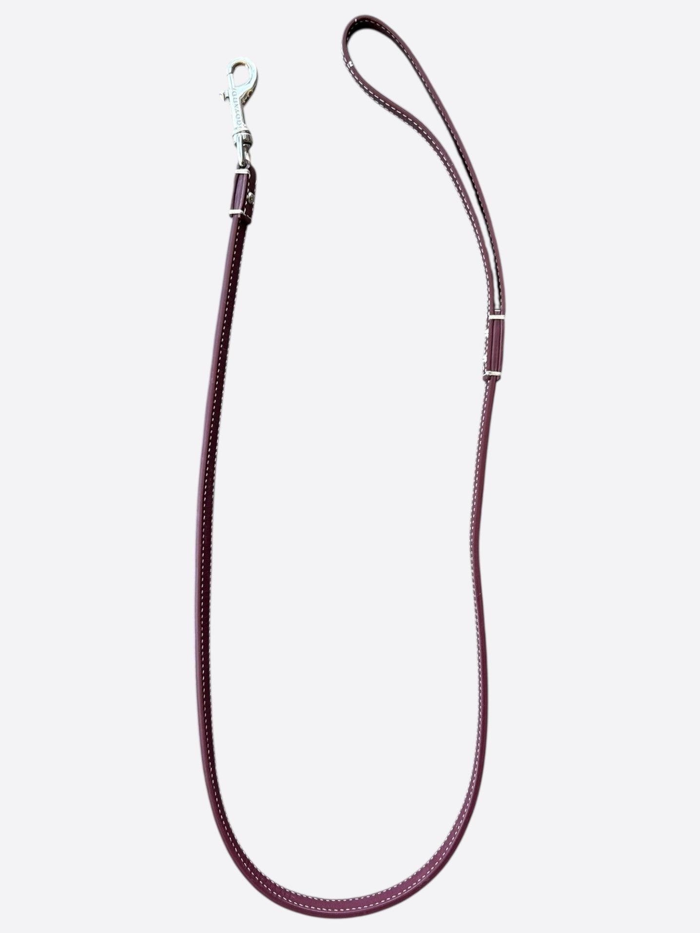 Goyard Burgundy Edmond Dog Leash