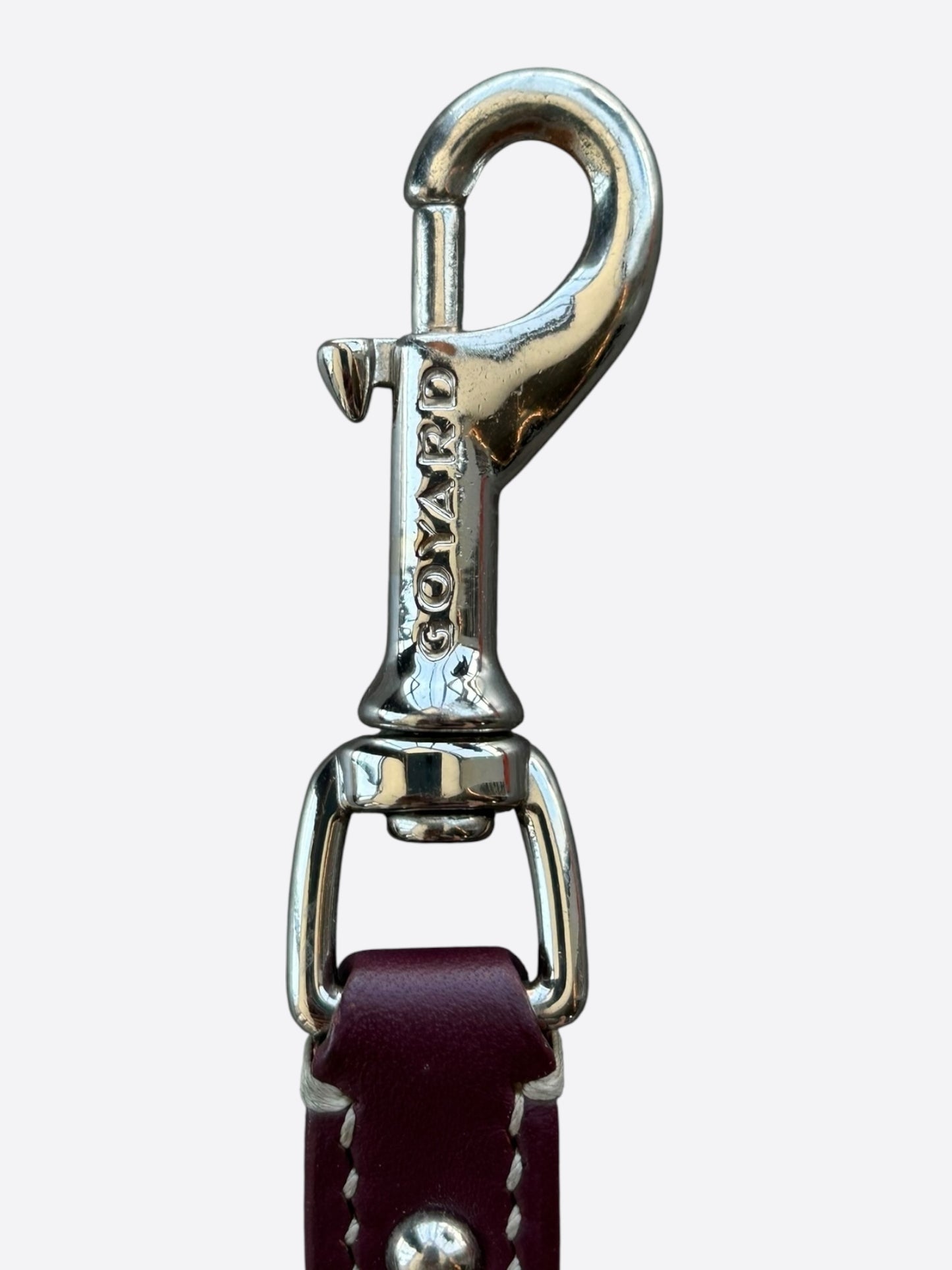 Goyard Burgundy Edmond Dog Leash