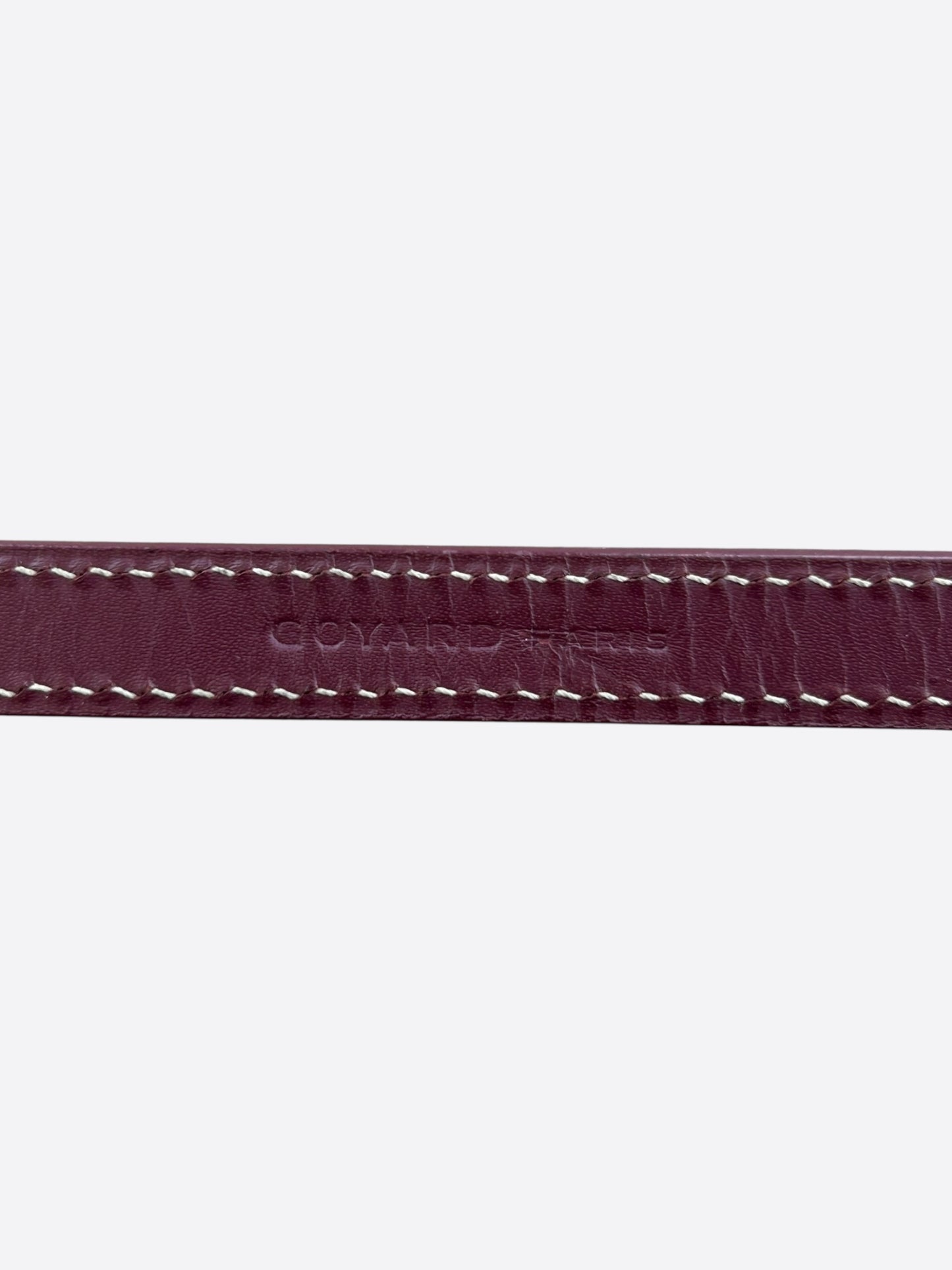Goyard Burgundy Edmond Dog Leash