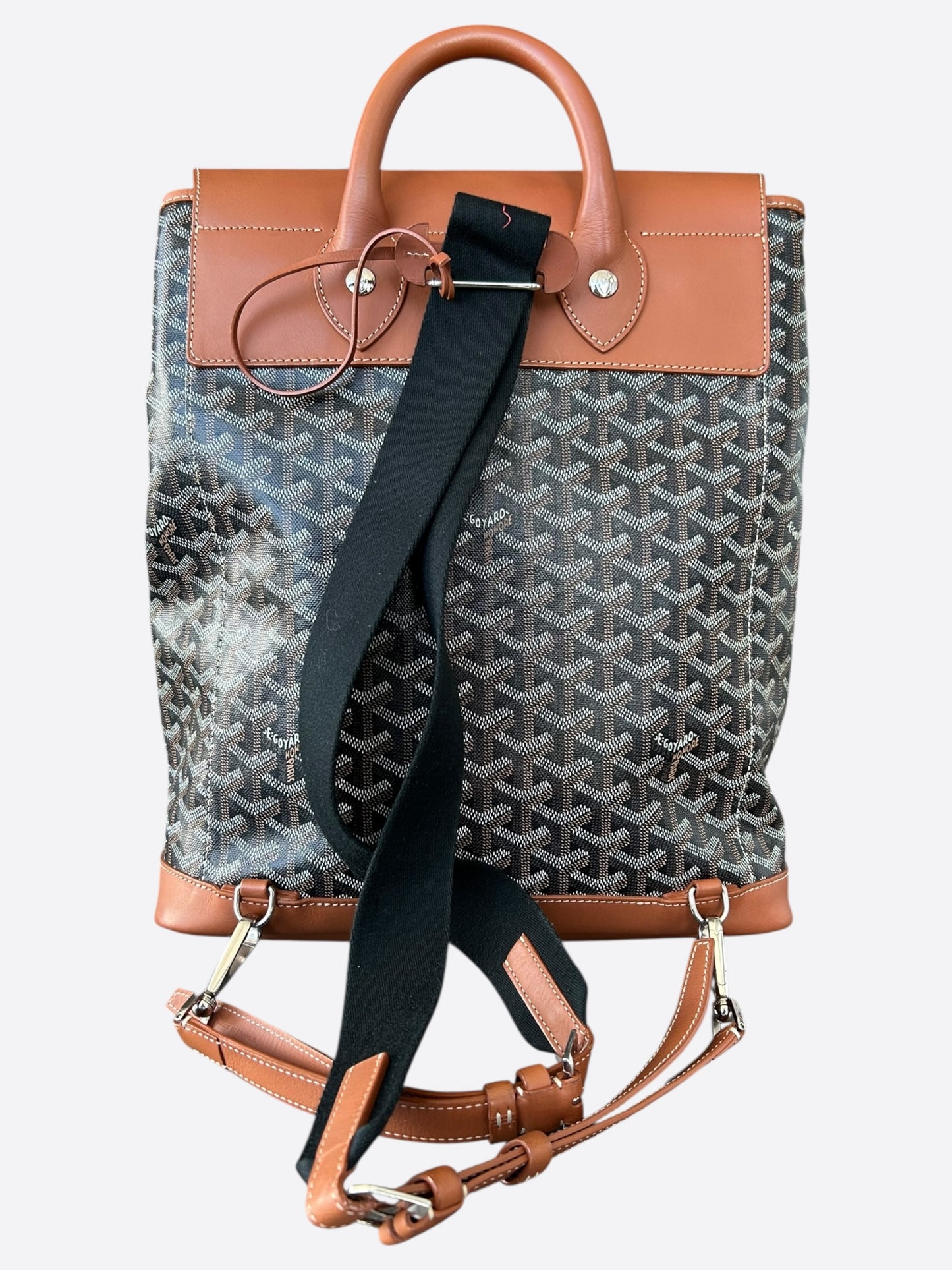 Goyard Black & Brown Alpin Backpack