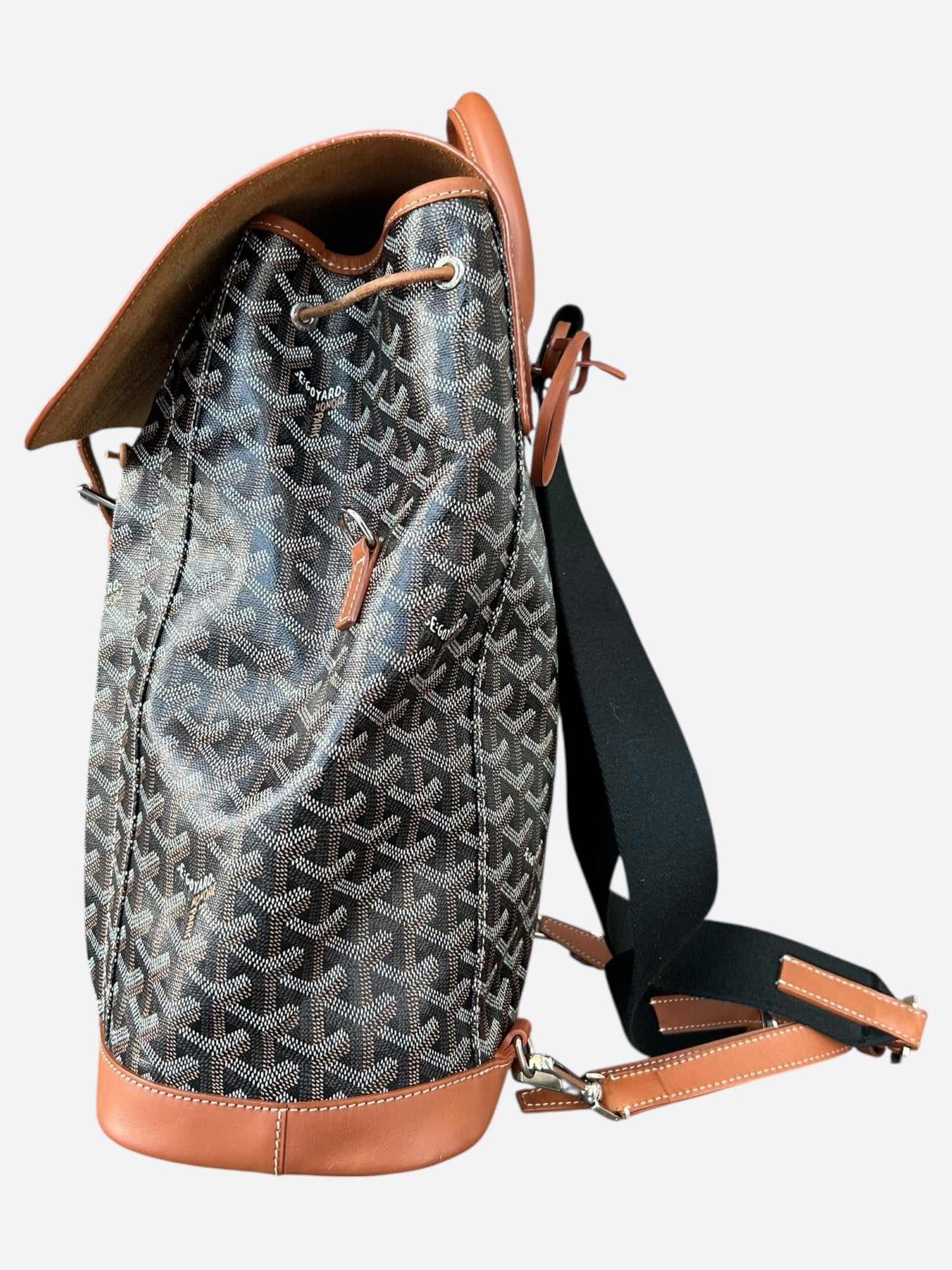 Goyard Black & Brown Alpin Backpack