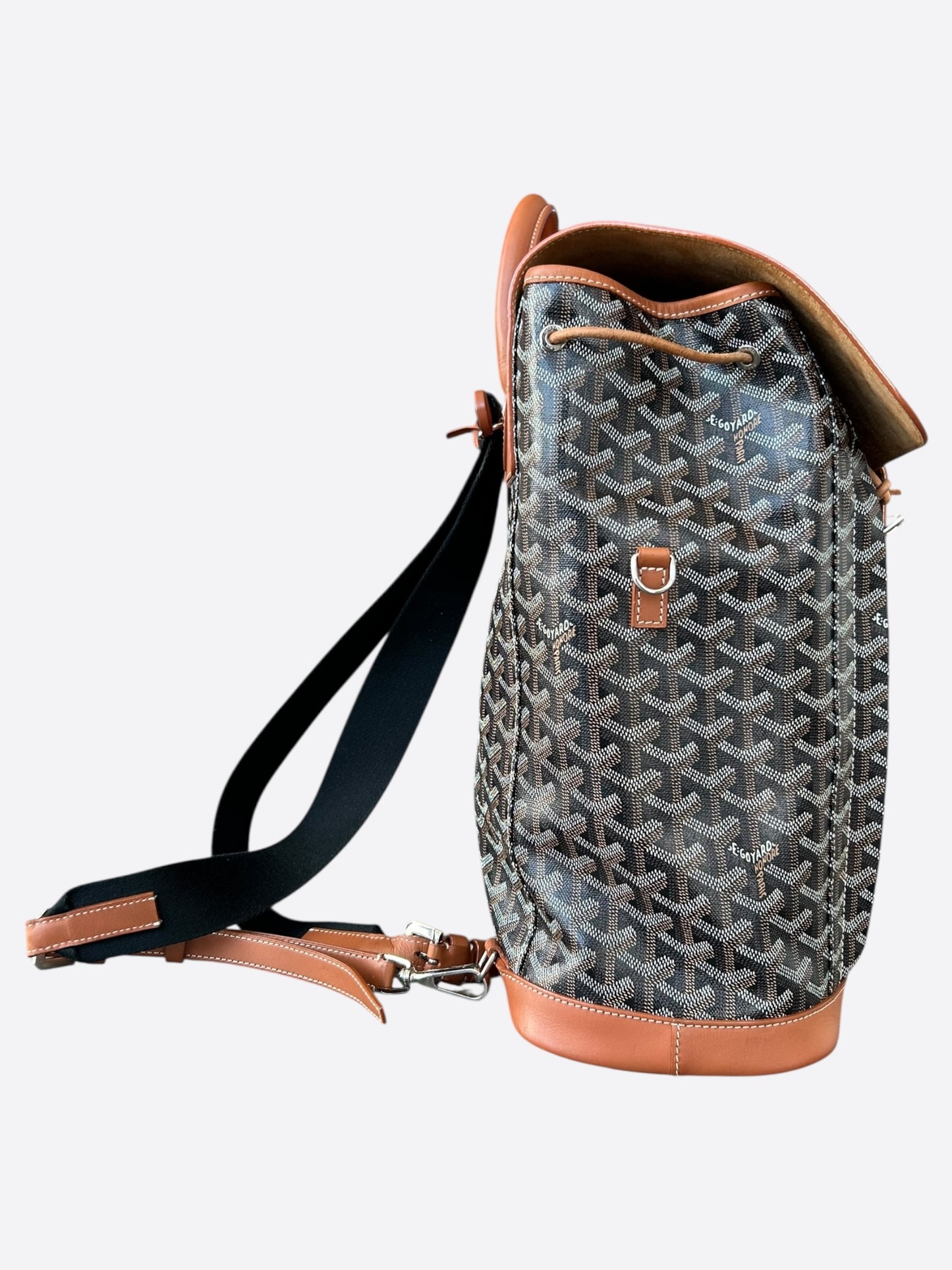 Goyard Black & Brown Alpin Backpack