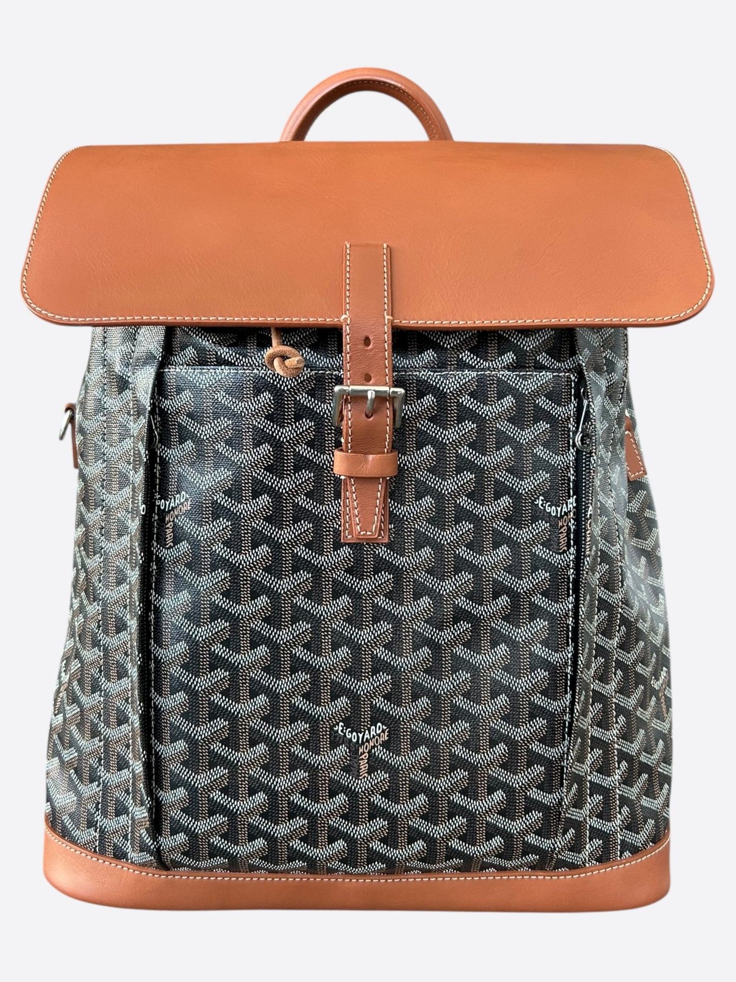 Goyard Black & Brown Alpin Backpack