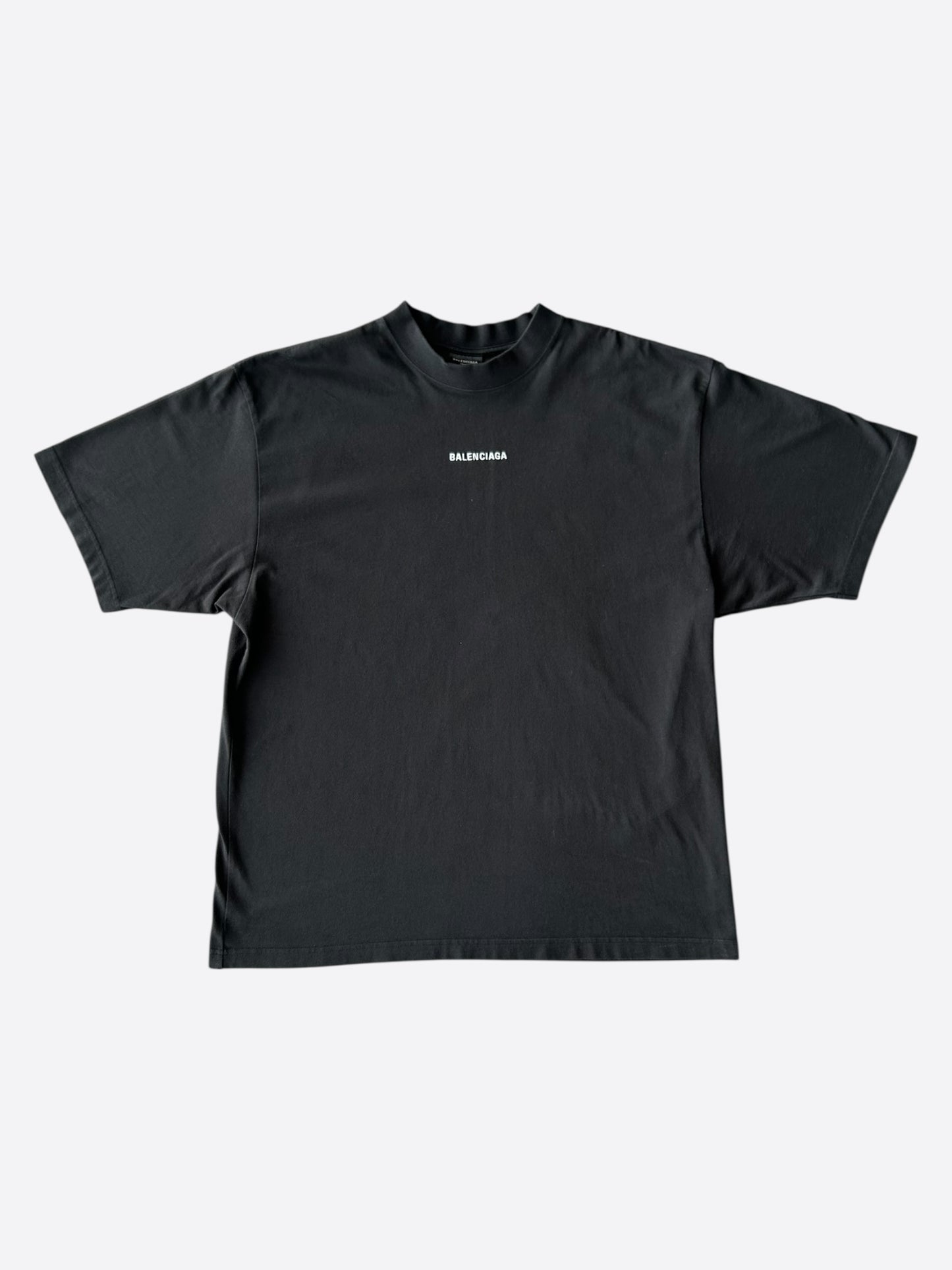 Balenciaga Black & White Logo Shirt