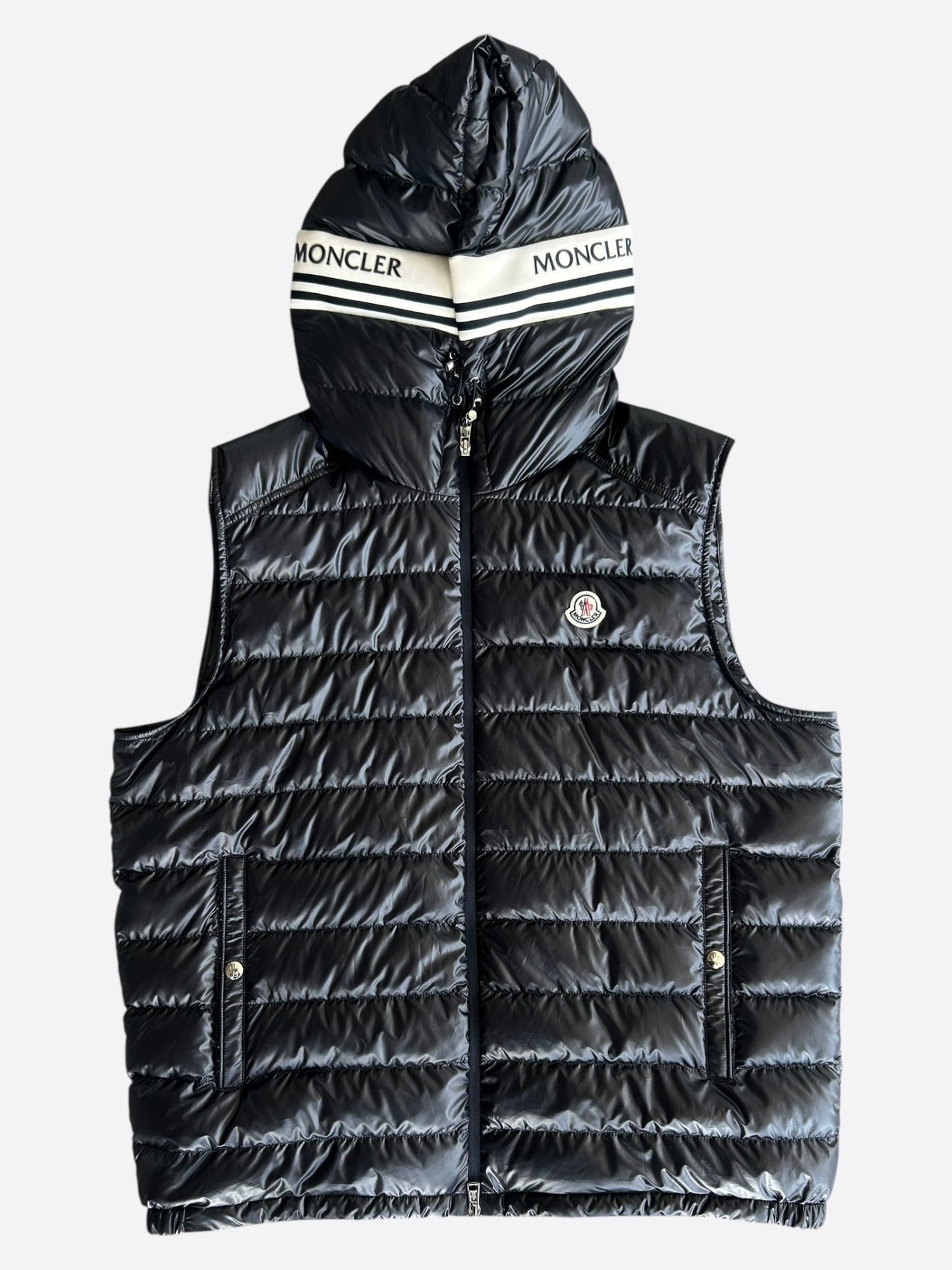 Moncler Black & White Clai Puffer Vest
