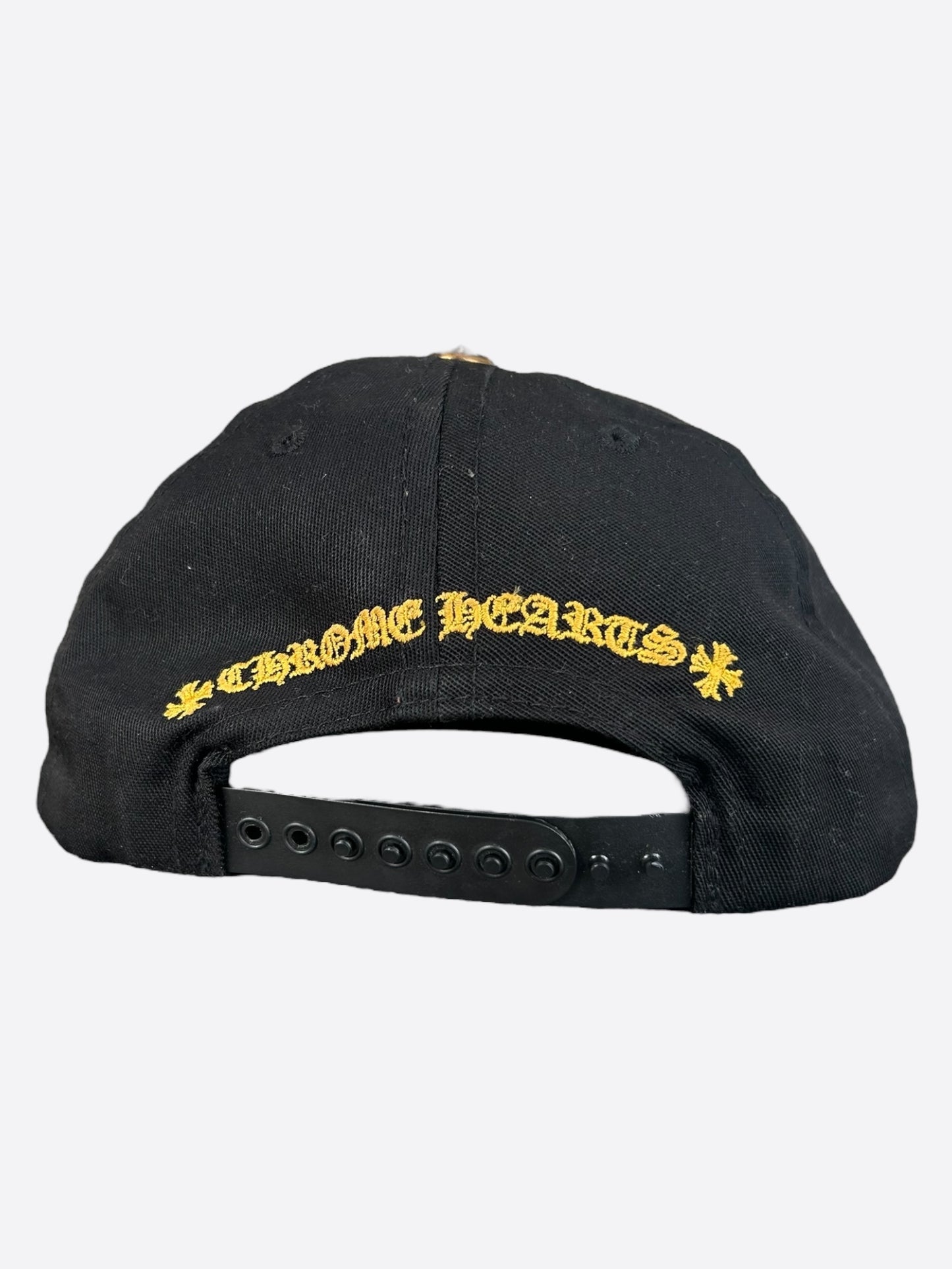 Chrome Hearts Black & Yellow CH Logo Hat