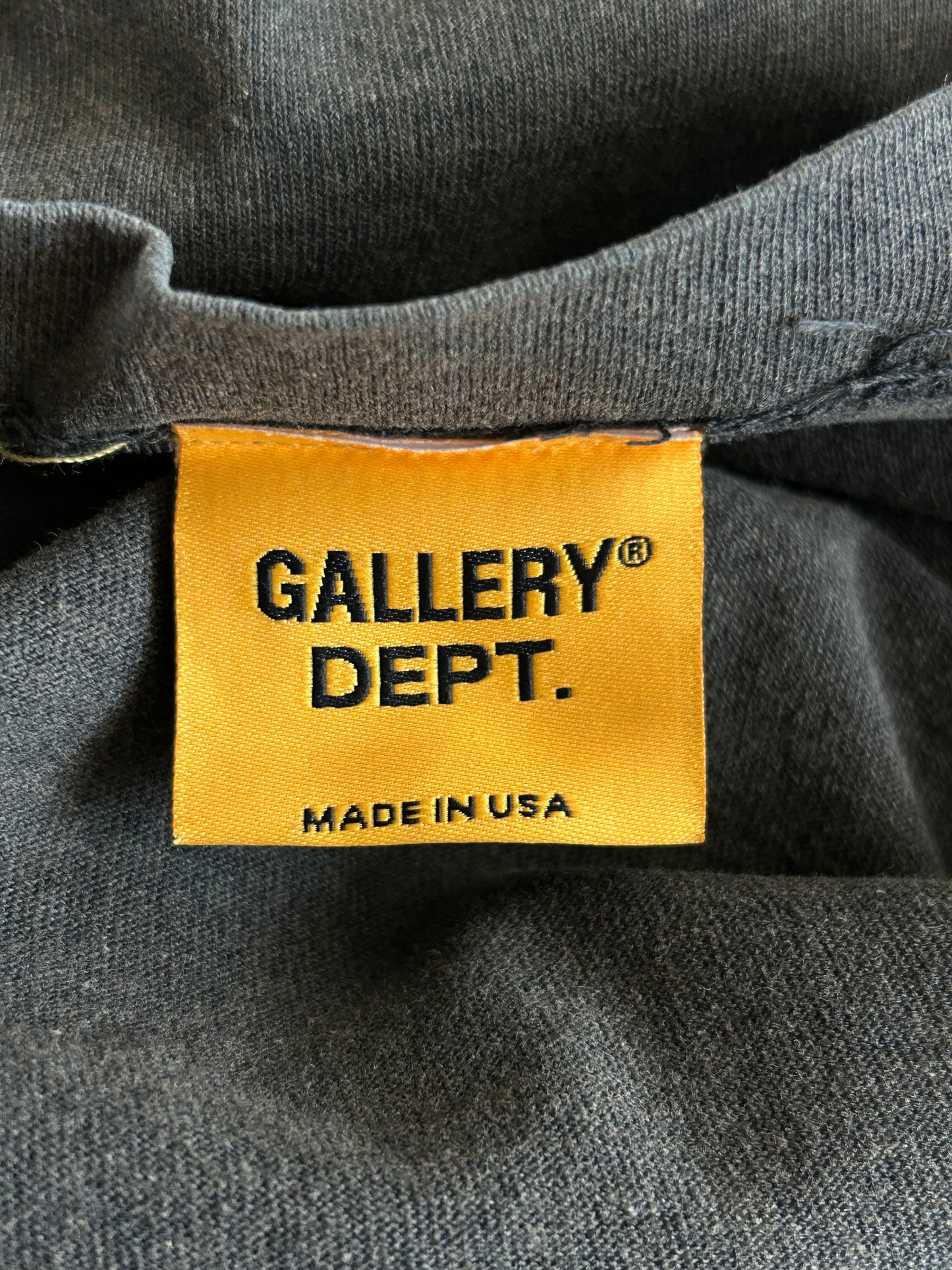 Gallery Dept Faded Black Lost T-Shirt