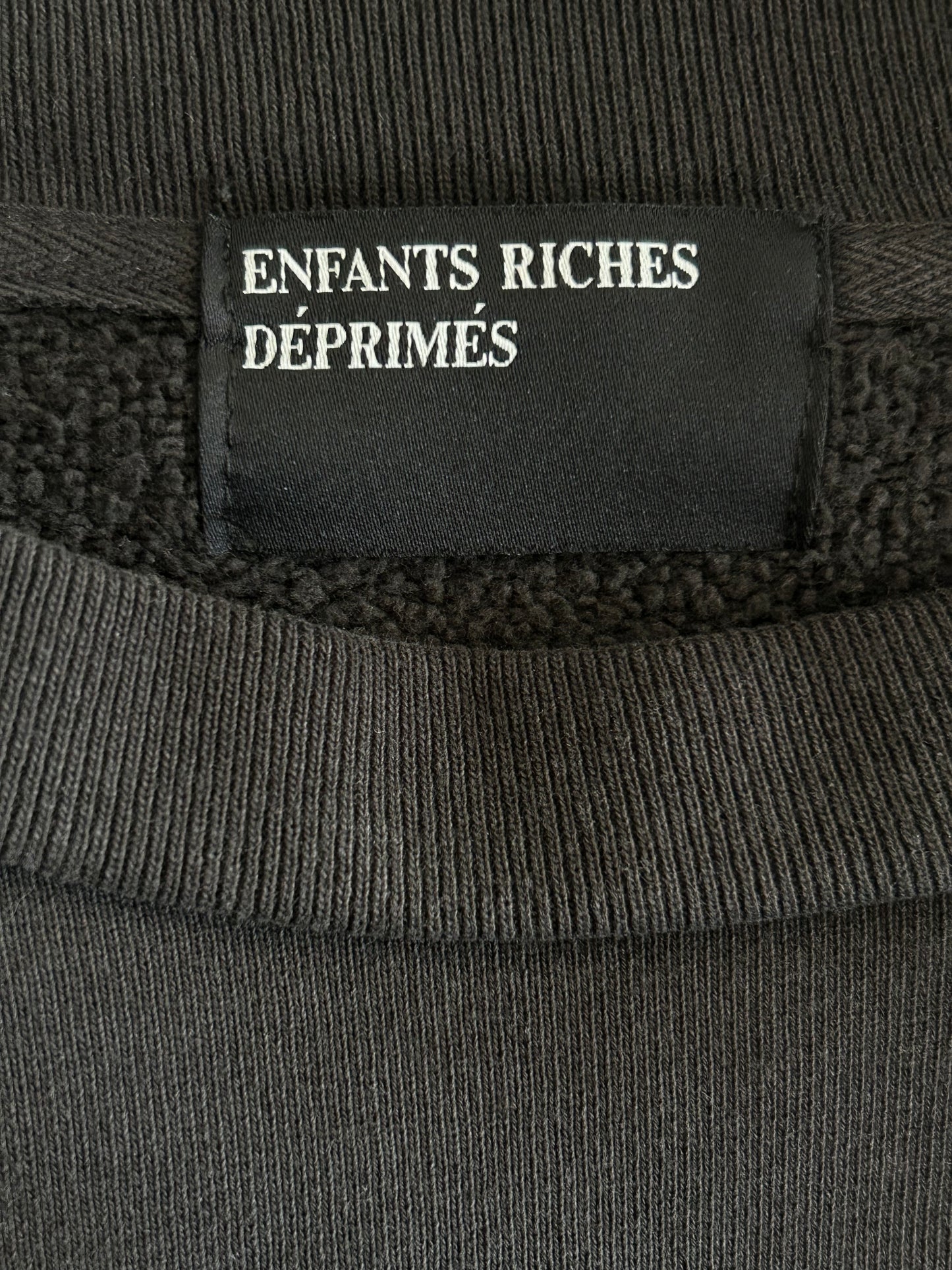 Enfants Riches Deprimes Black Bad School Girl Sweater