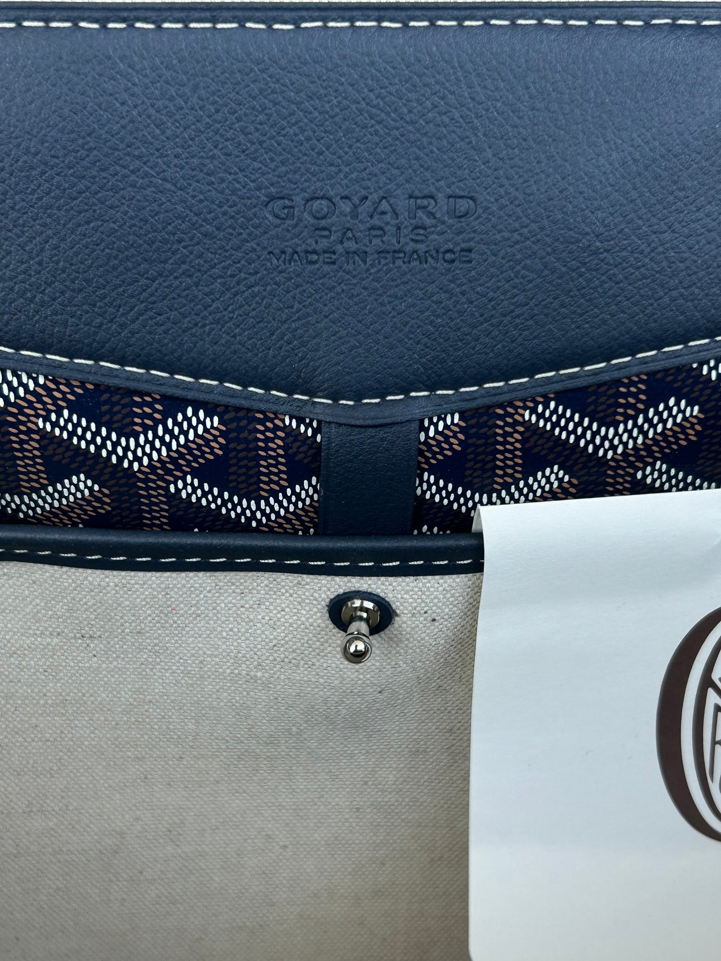 Goyard Navy Cisalpin Backpack