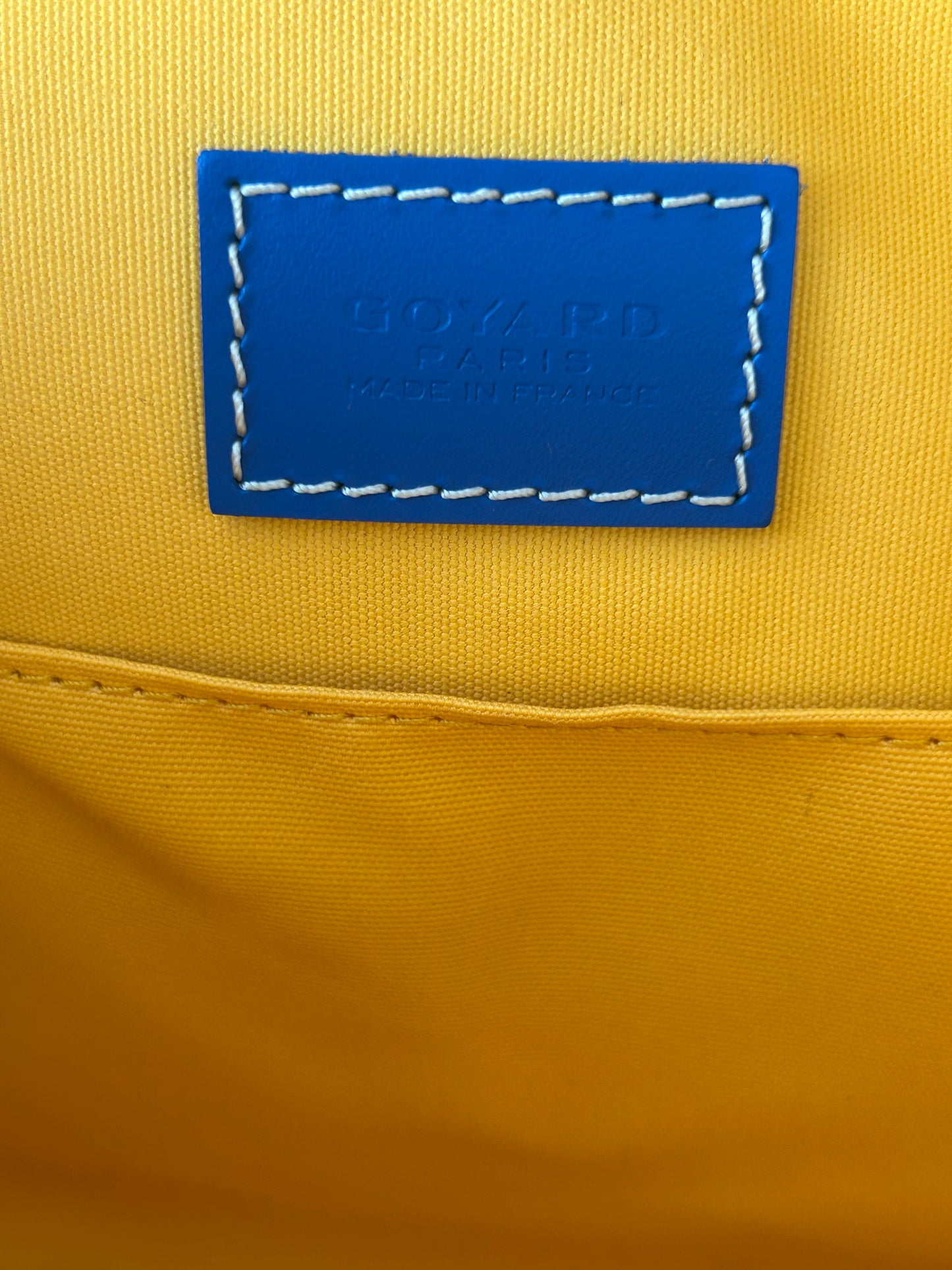 Goyard Blue Boeing 25 Mini Duffel Bag