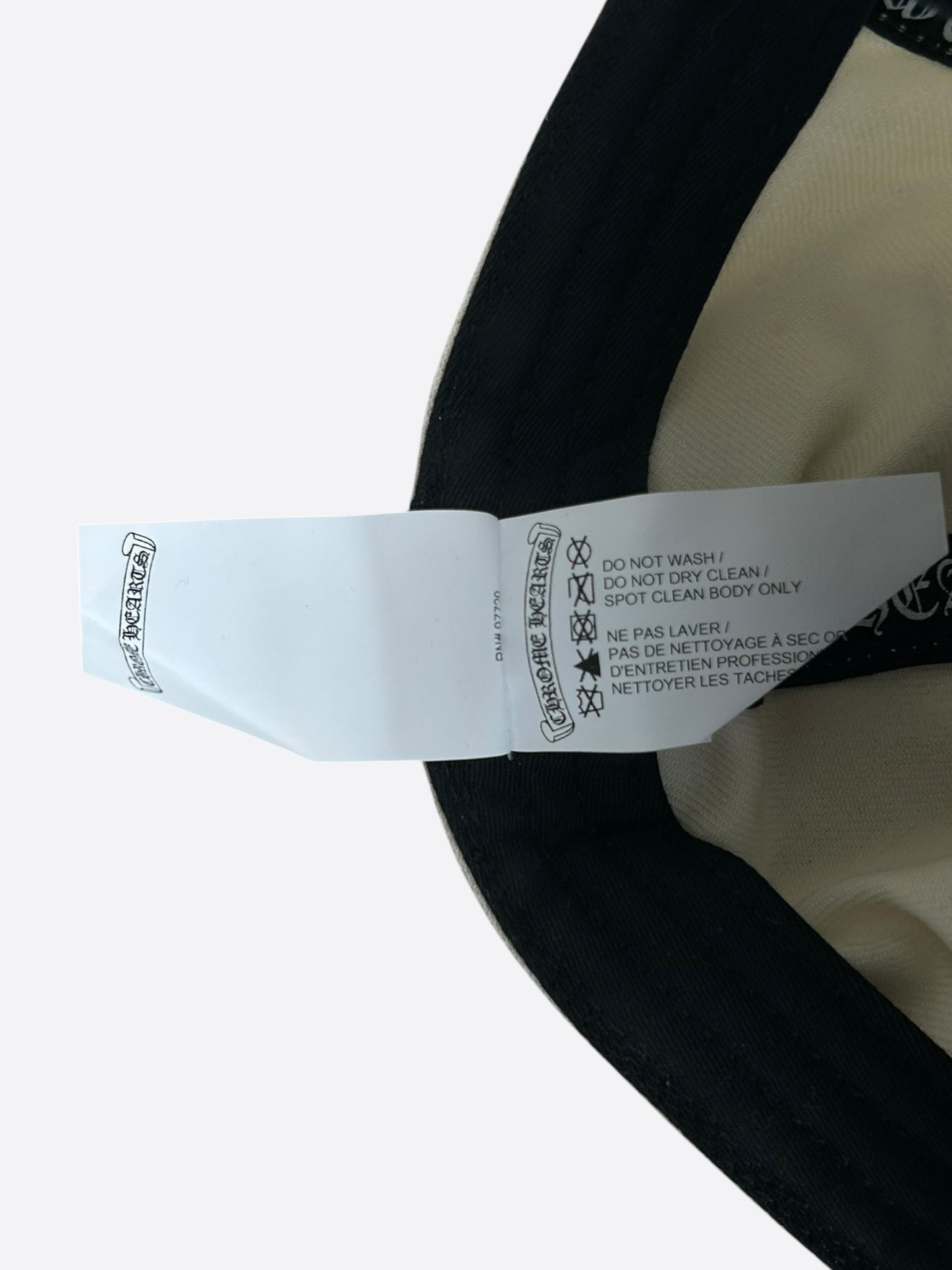 Chrome Hearts White & Red Heart Logo Fitted Hat