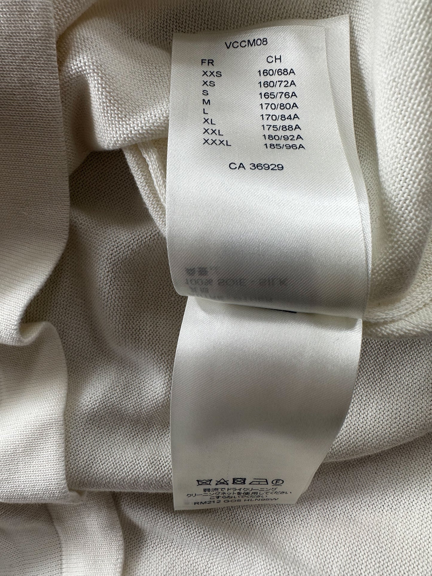 Louis Vuitton White End goal Intarsia T-Shirt