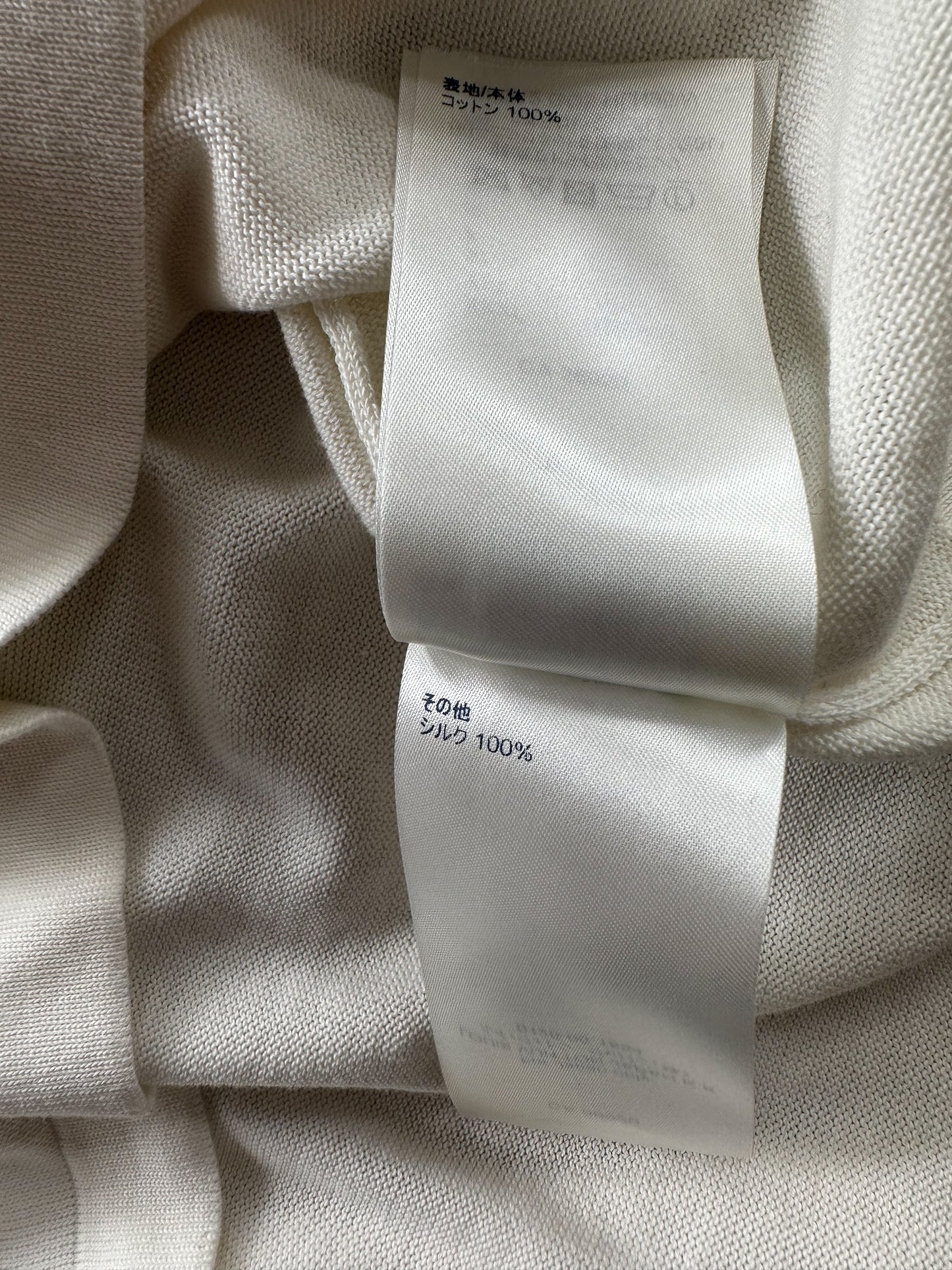 Louis Vuitton White End goal Intarsia T-Shirt