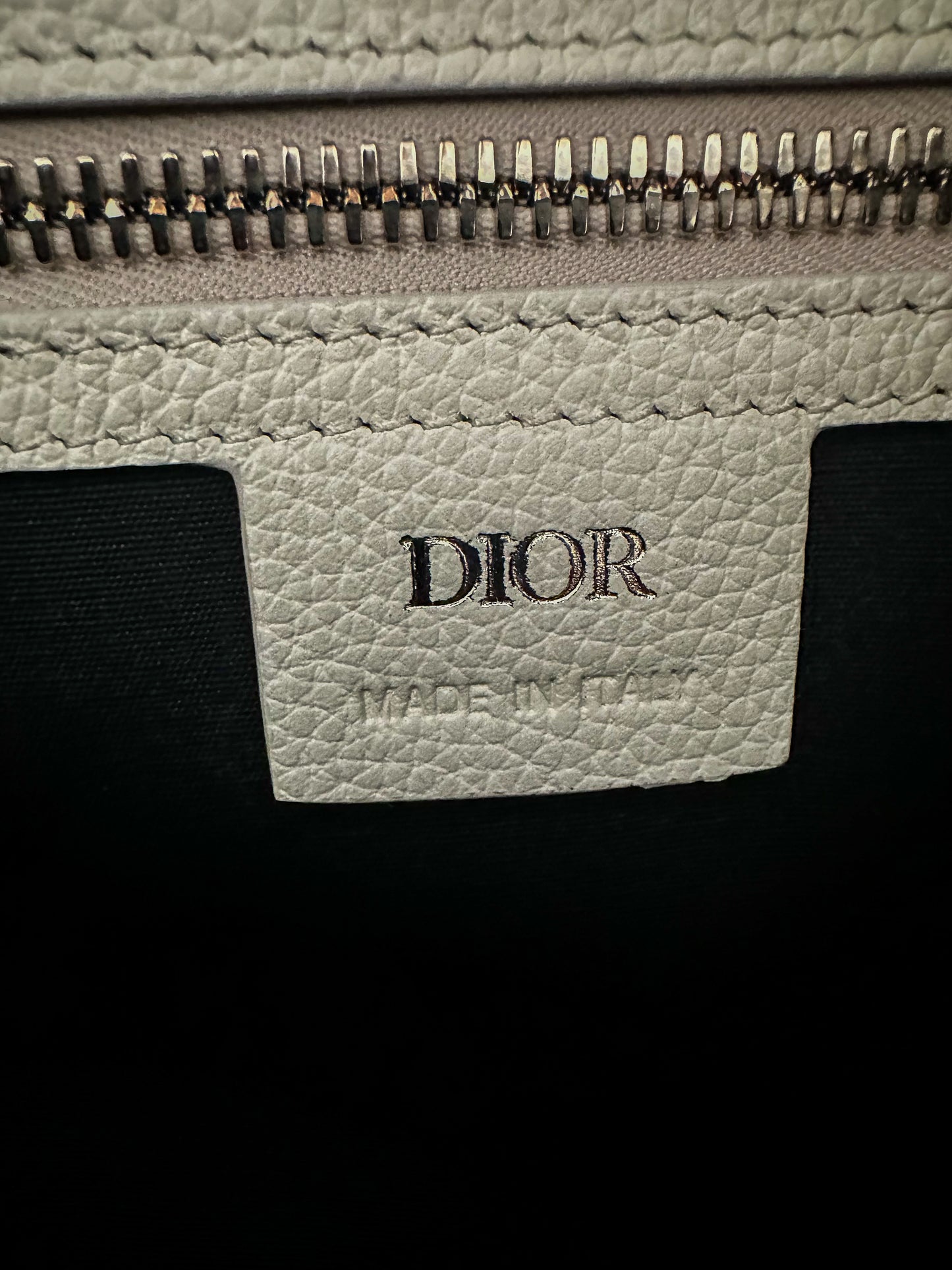 Dior White Oblique Lingot 50 Duffle Bag