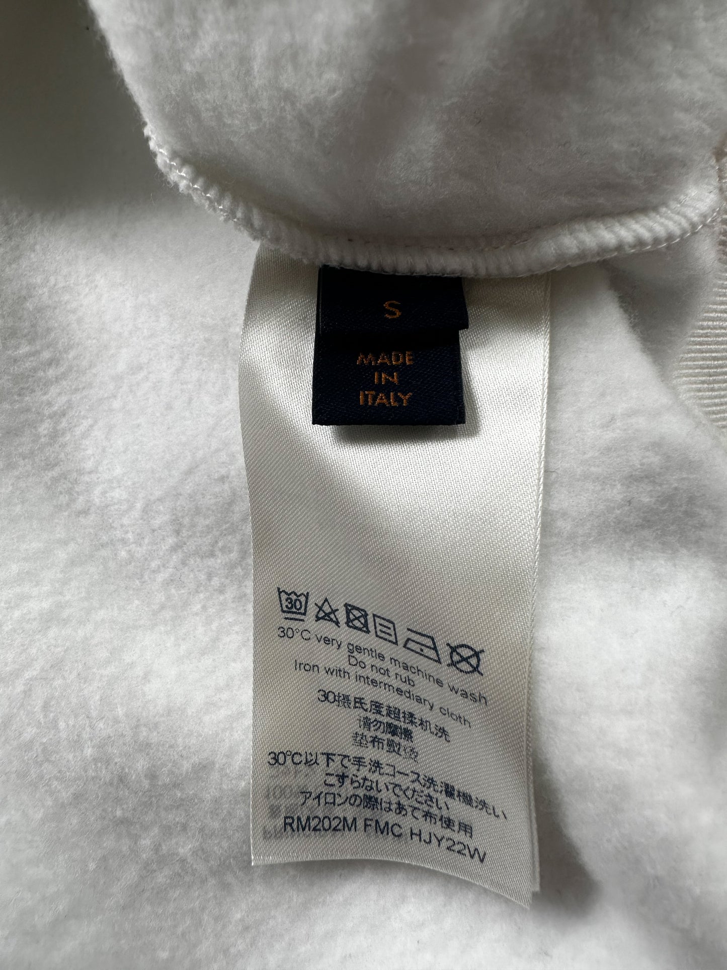 Louis Vuitton White Multicolor Flower Monogram Sweater