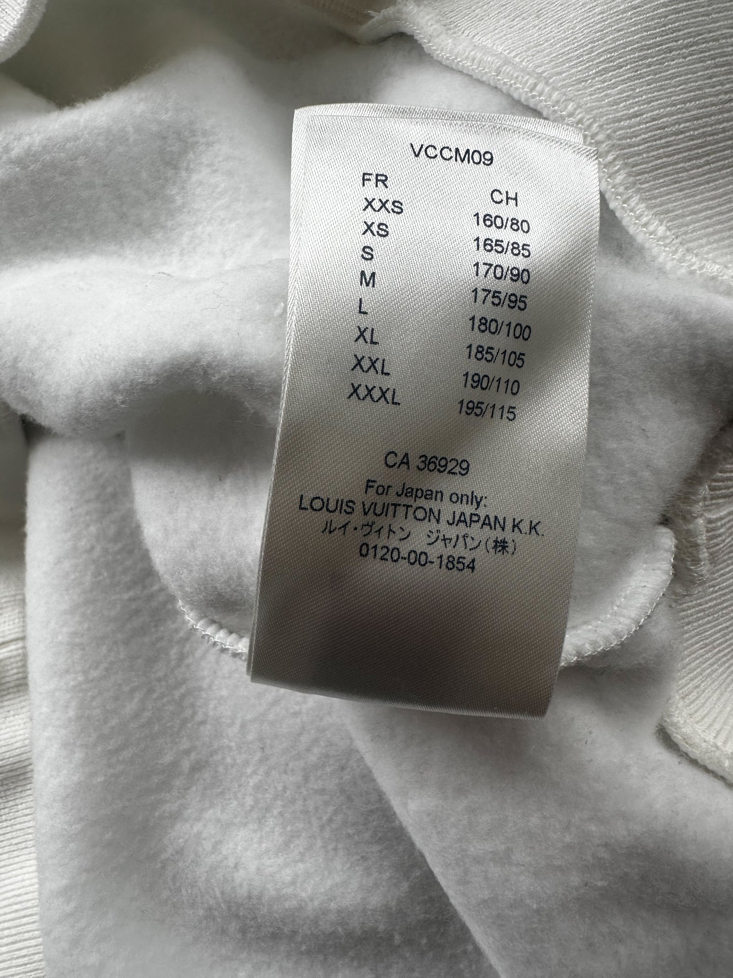 Louis Vuitton White Multicolor Flower Monogram Sweater
