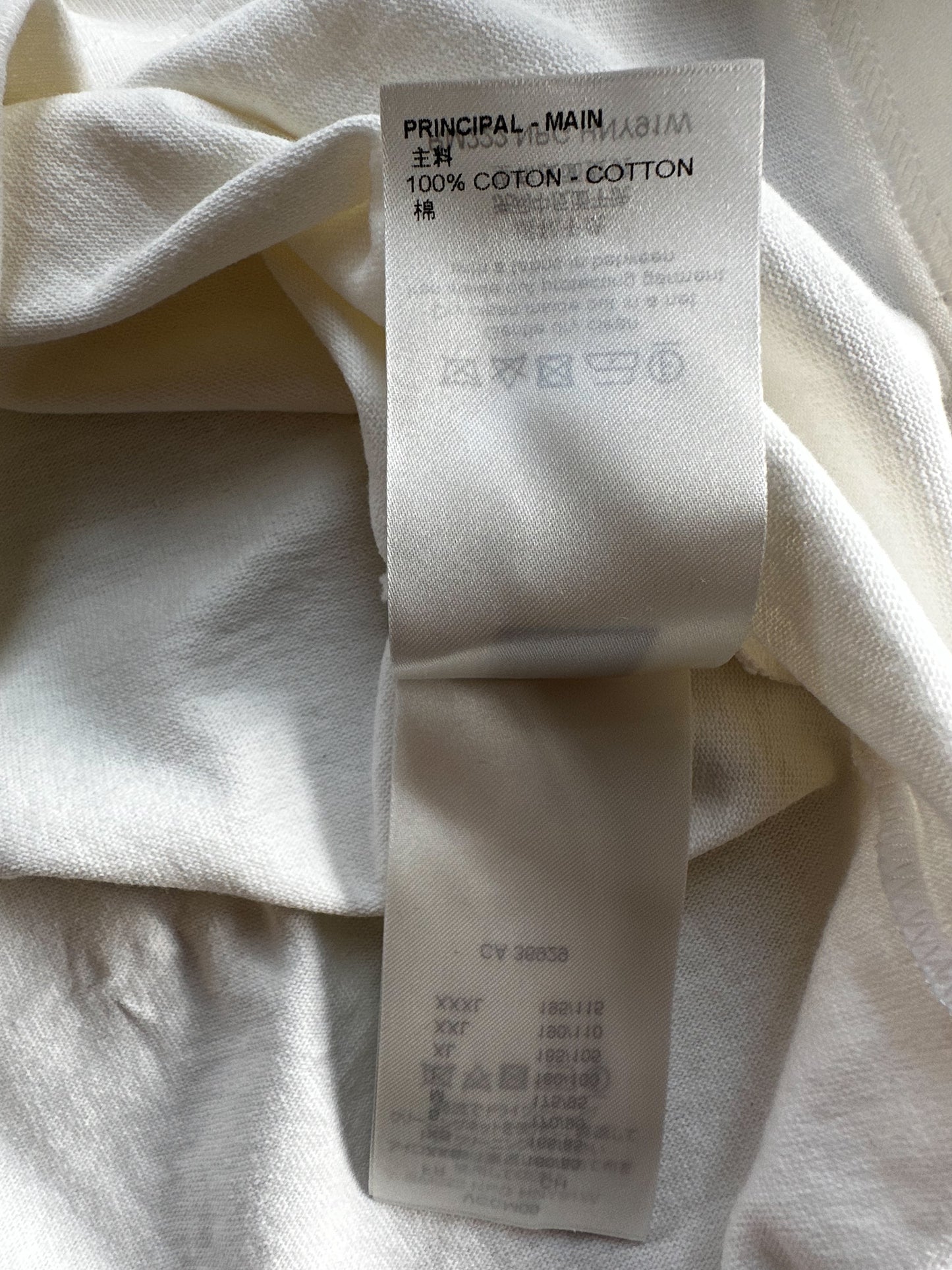 Louis Vuitton White Flower Tapestry T-Shirt