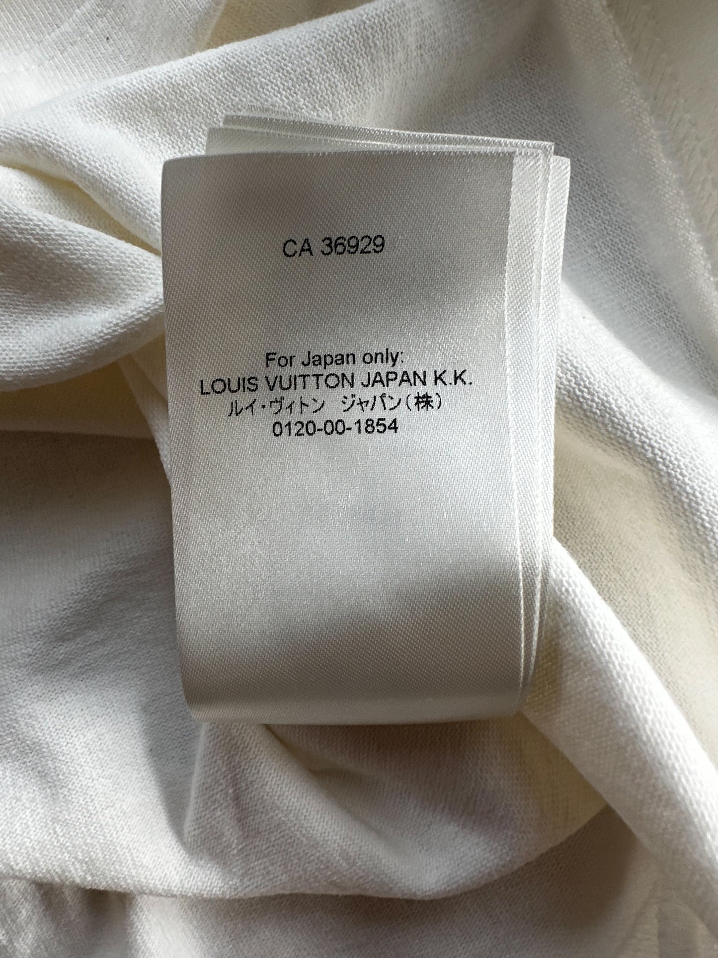 Louis Vuitton White Flower Tapestry T-Shirt