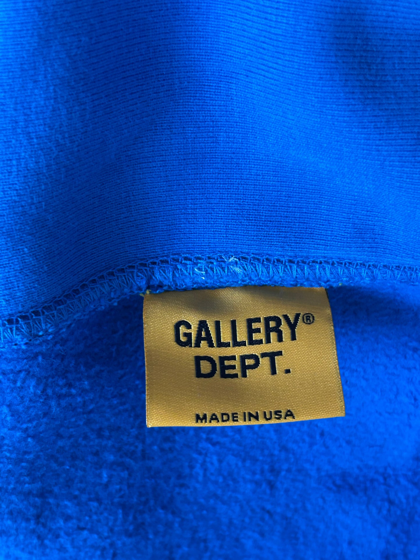 Gallery Dept Blue Boxing Gloves Logo Hoodie