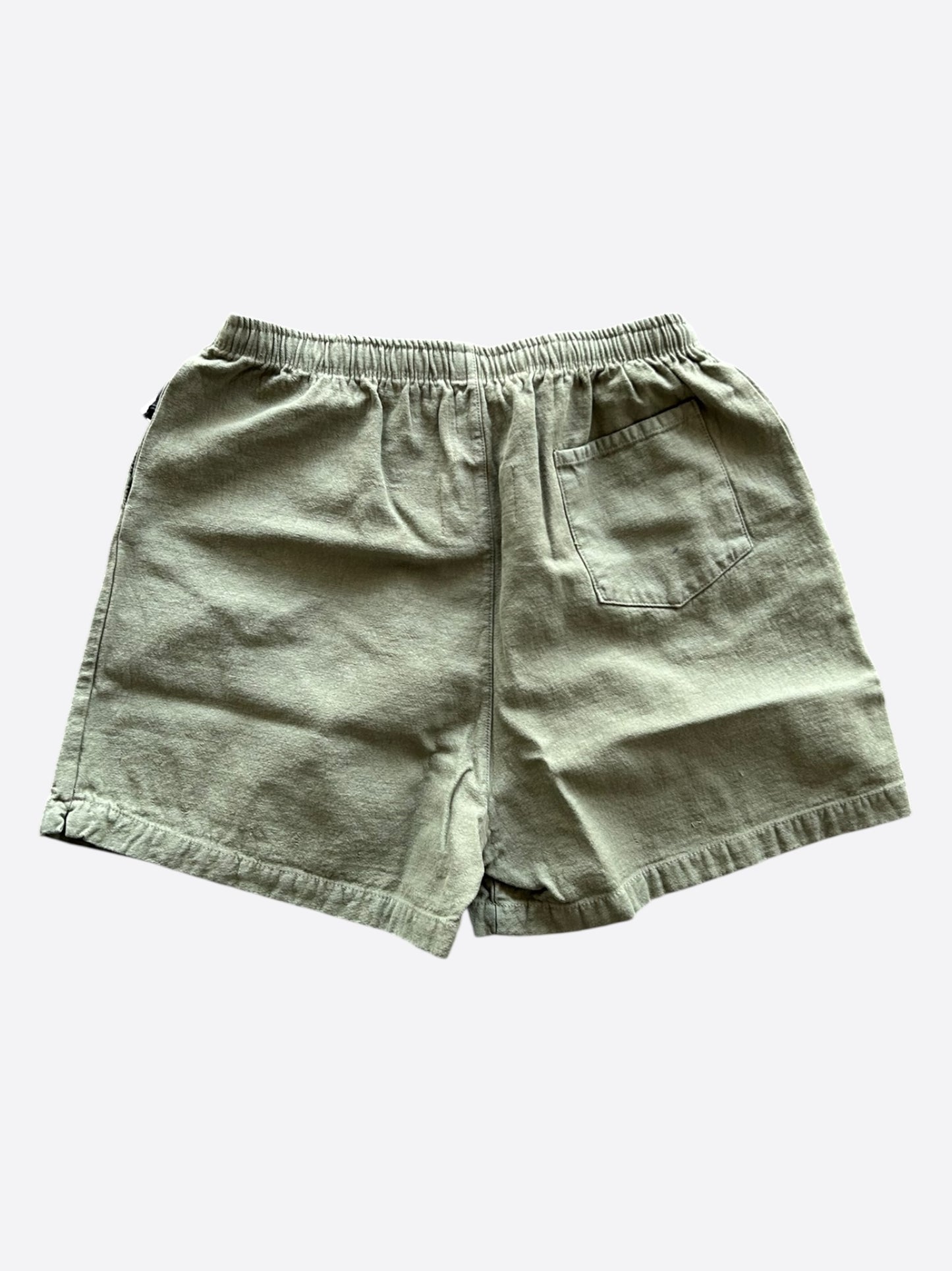 Gallery Dept Olive & Black Logo Zuma Shorts