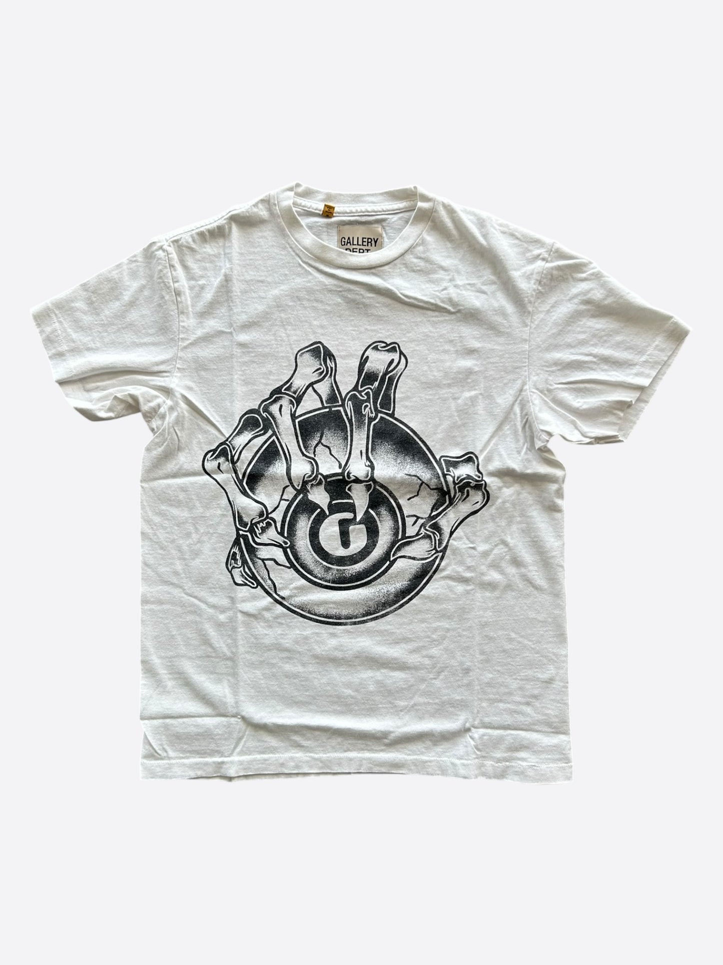 Gallery Dept White & Black Big G-Ball T-Shirt