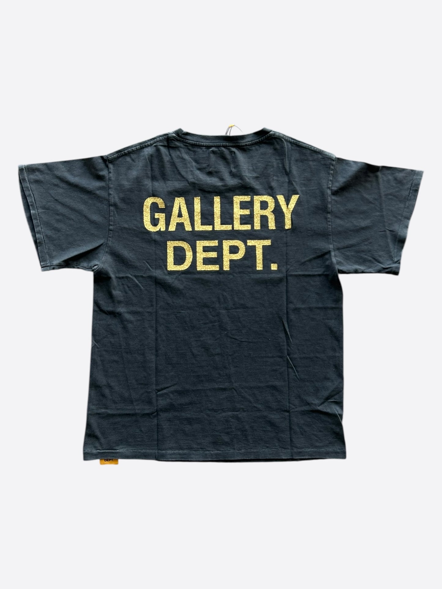 Gallery Dept Vintage Black House Of Horrors Logo Distressed T-Shirt