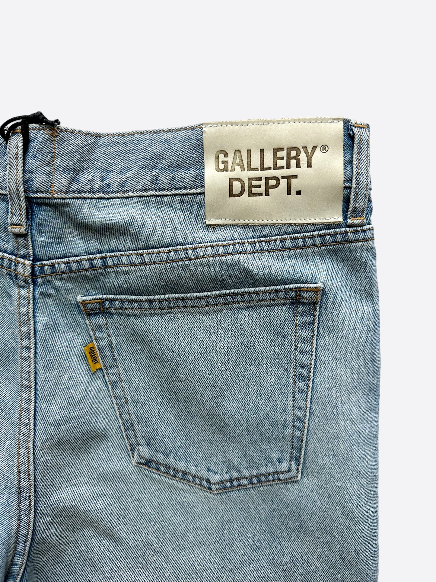 Gallery Dept Light Blue LA BLVD Flame Flare Jeans