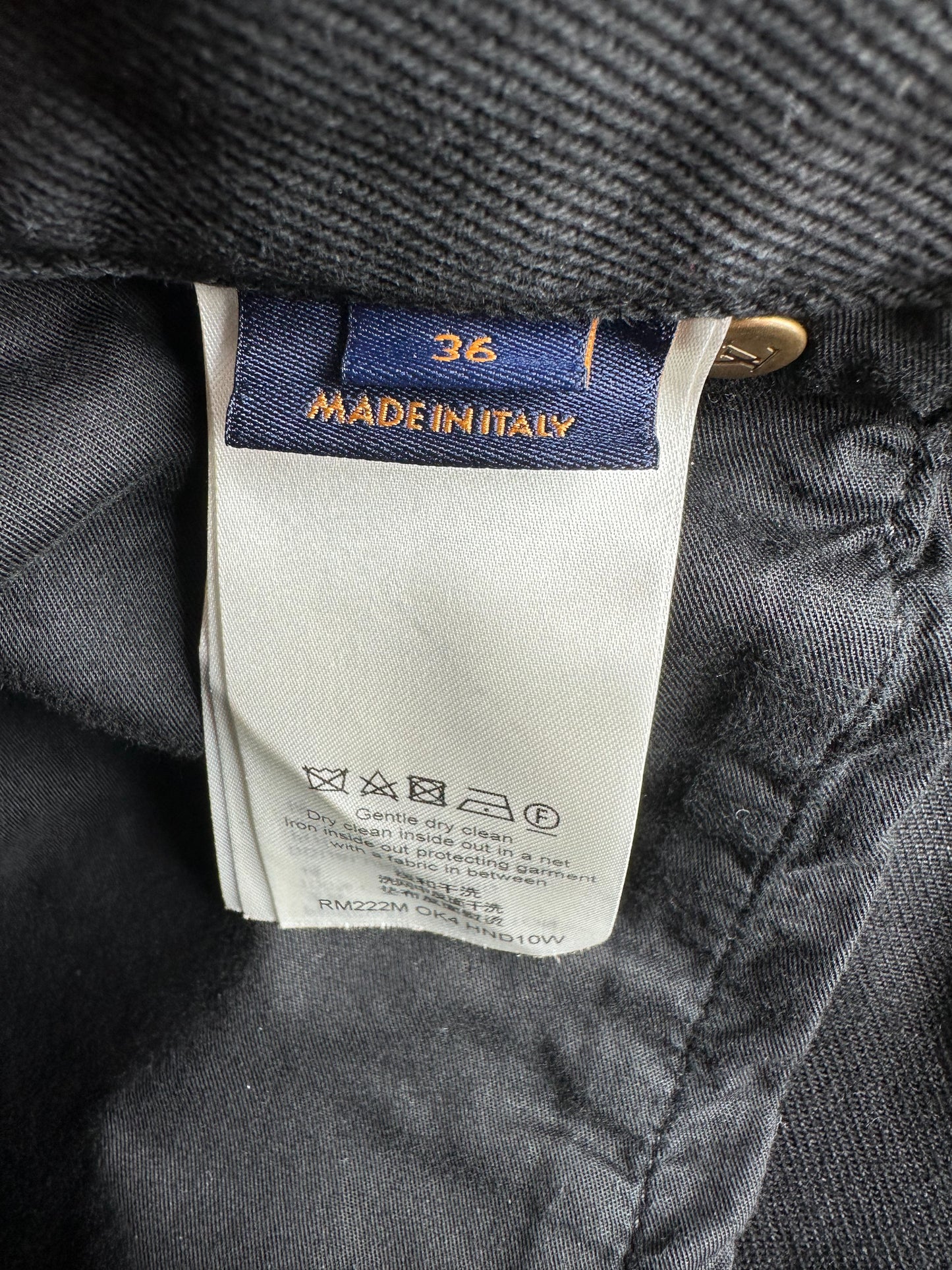 Louis Vuitton Black Monogram Carpenter Pants