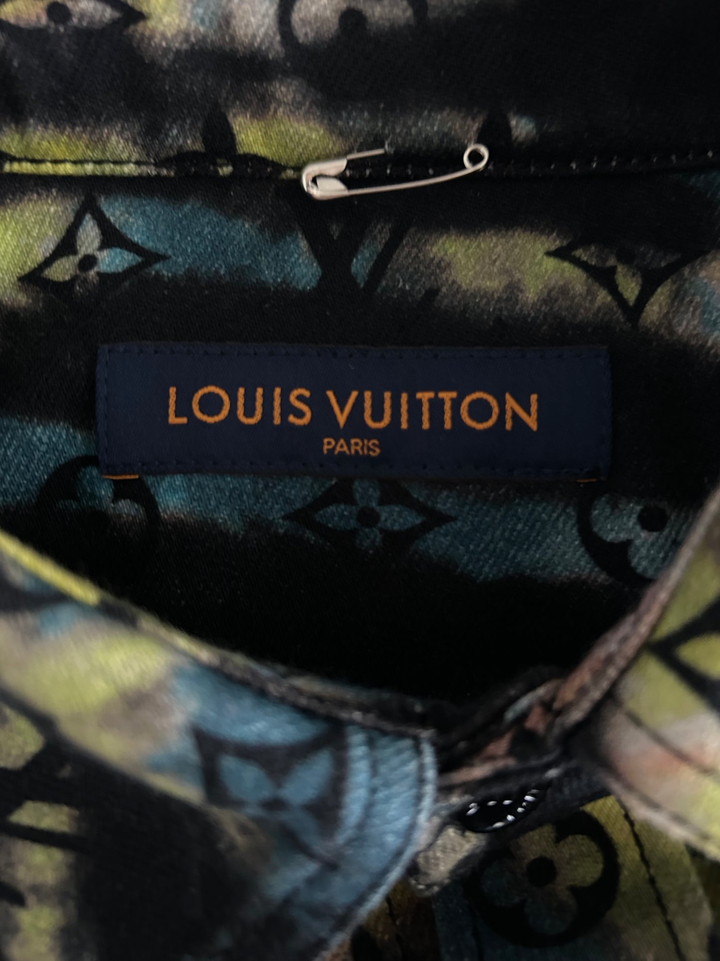 Louis Vuitton Multicolor Tie-Dye Monogram Overcoat