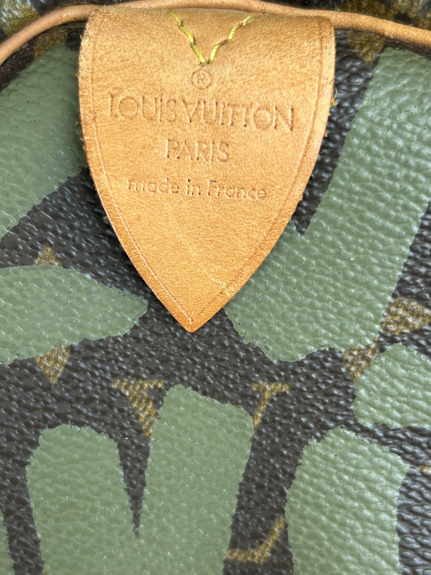 Louis Vuitton Stephen Sprouse Brown & Green Monogram Keepall 50