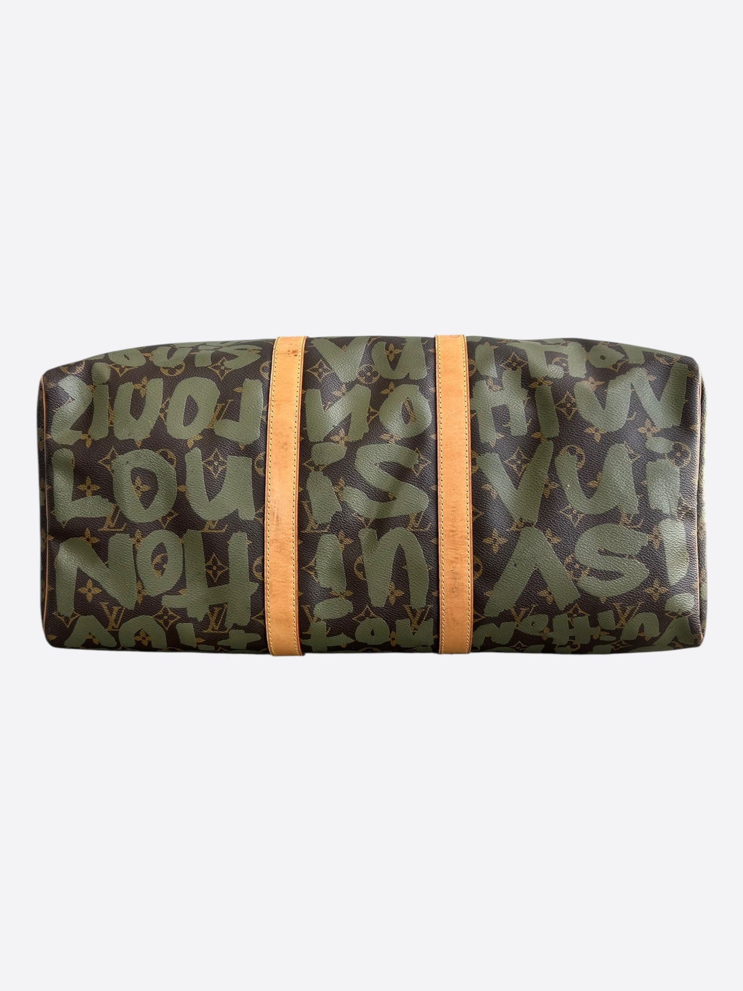 Louis Vuitton Stephen Sprouse Brown & Green Monogram Keepall 50
