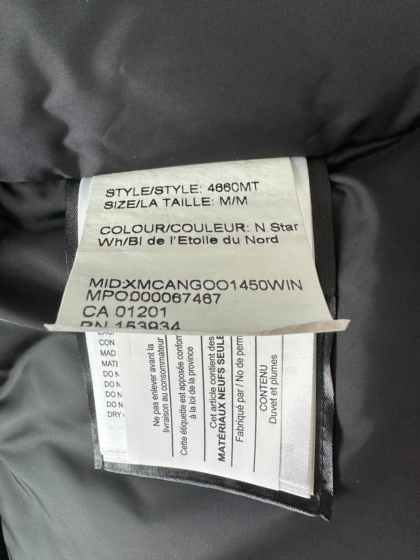 Canada Goose North Star White Expedition Jacket