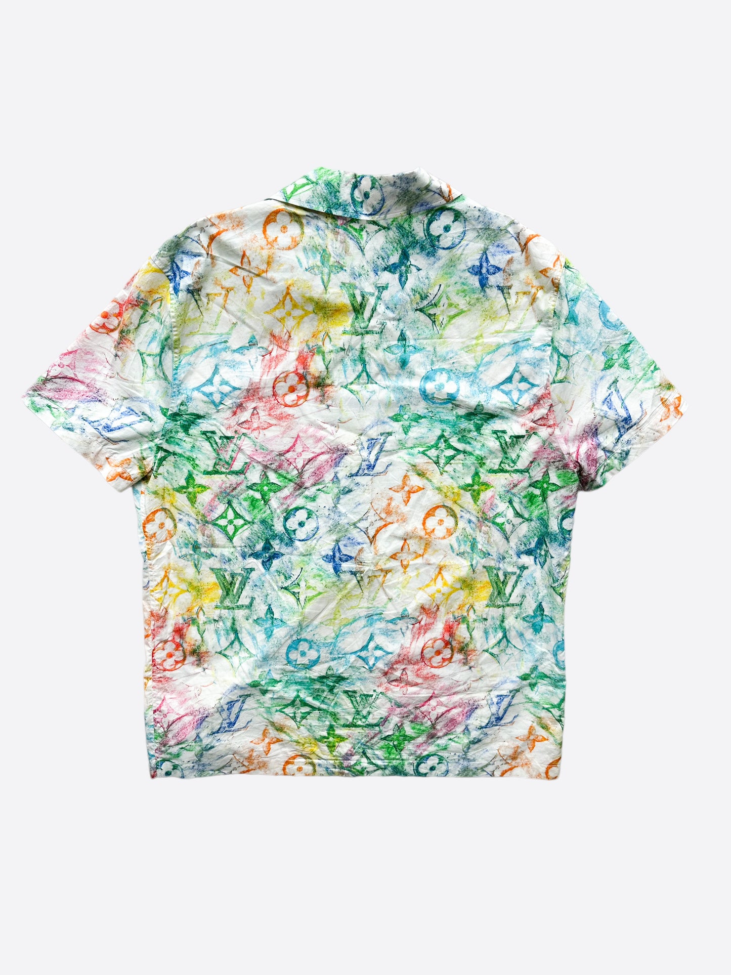 Louis Vuitton Pastel Monogram Button Up Shirt