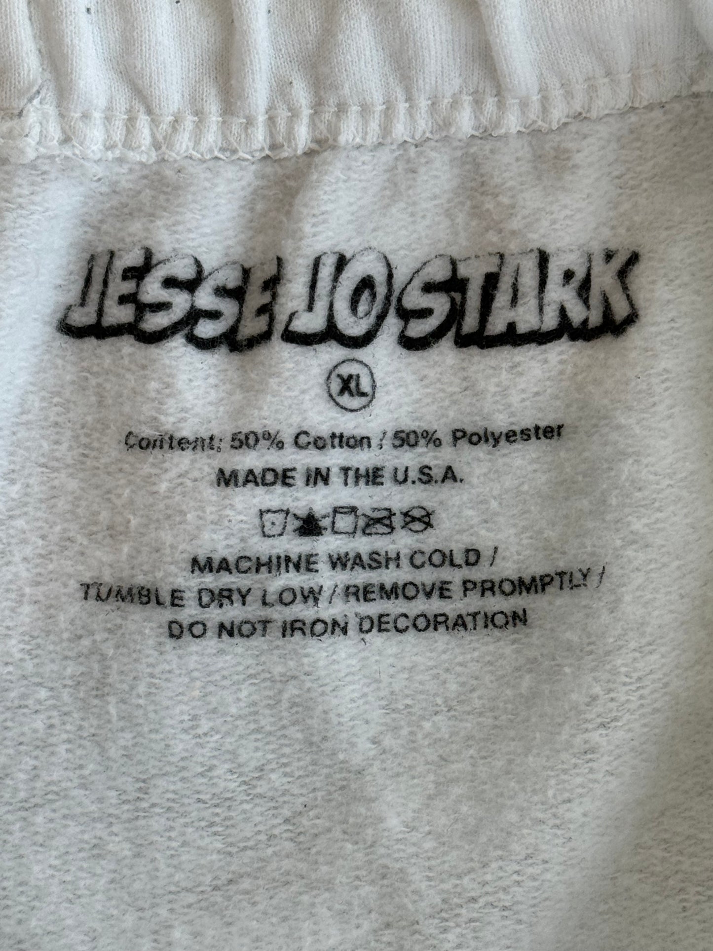 Chrome Hearts Jessie Jo Stark White & Multicolor Horseshoe Sweatpants