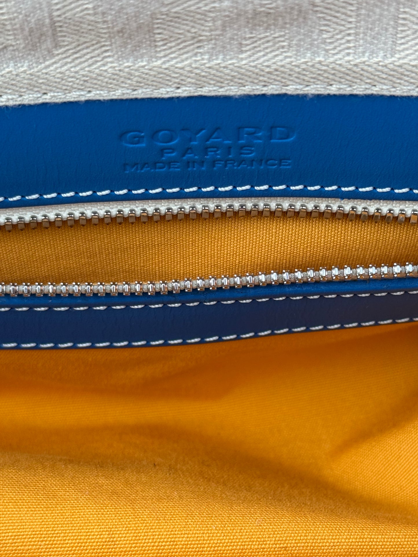 Goyard Blue Bowling 45 Duffel Bag