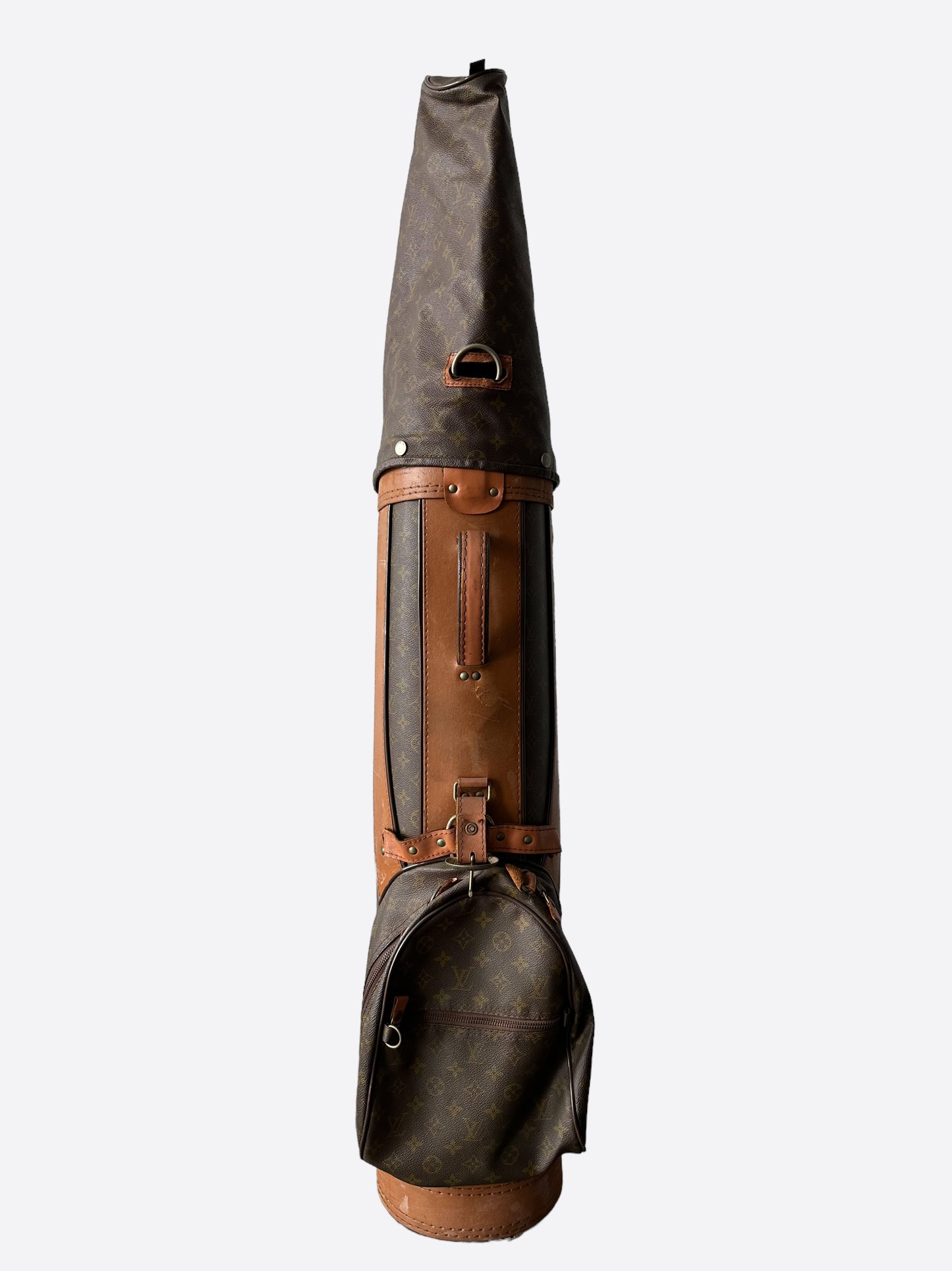 Louis Vuitton Brown Monogram Vintage Golf Bag
