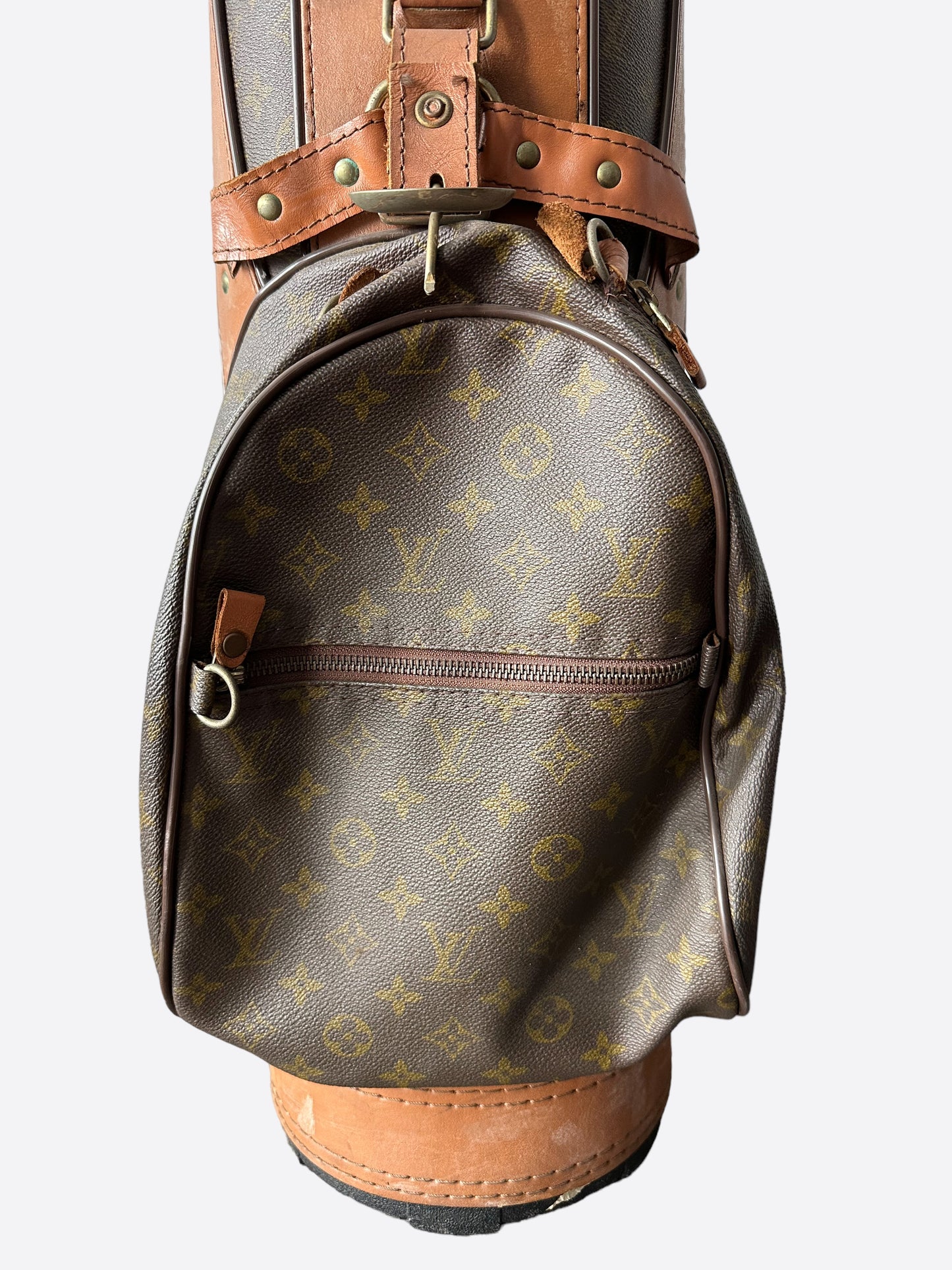 Louis Vuitton Brown Monogram Vintage Golf Bag