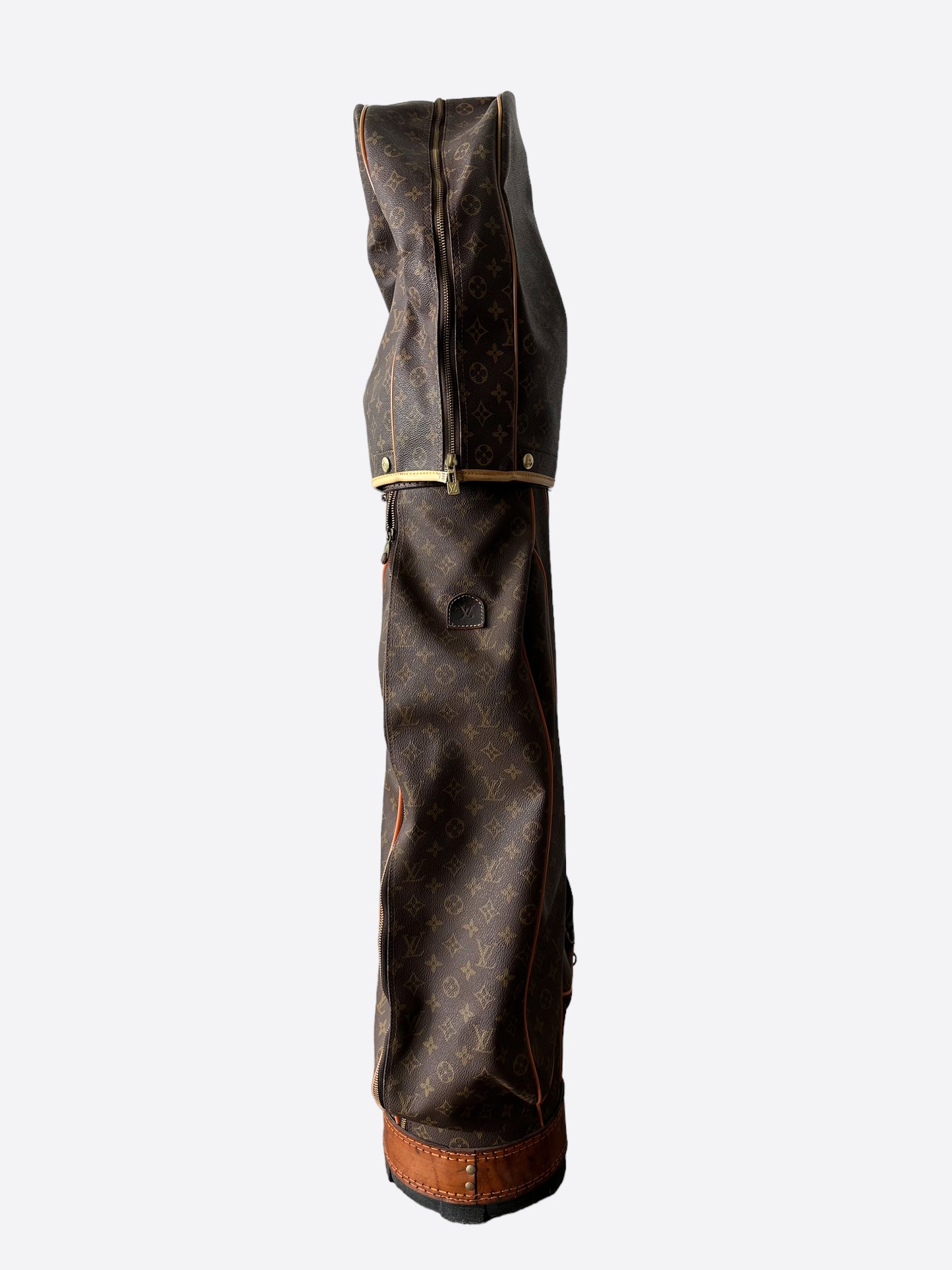 Louis Vuitton Brown Monogram Vintage Golf Bag