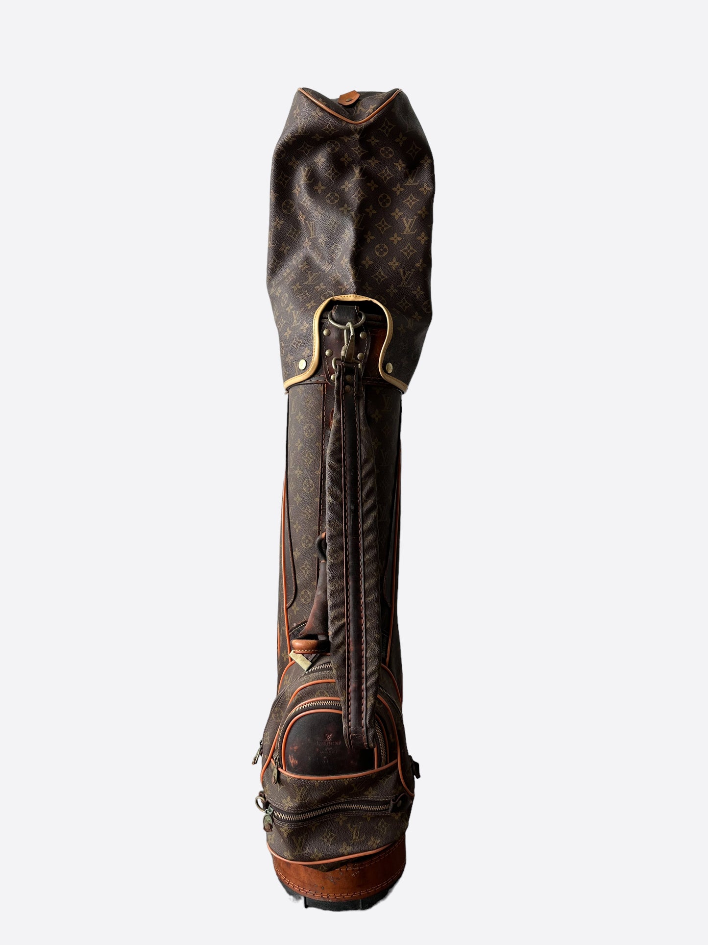 Louis Vuitton Brown Monogram Vintage Golf Bag