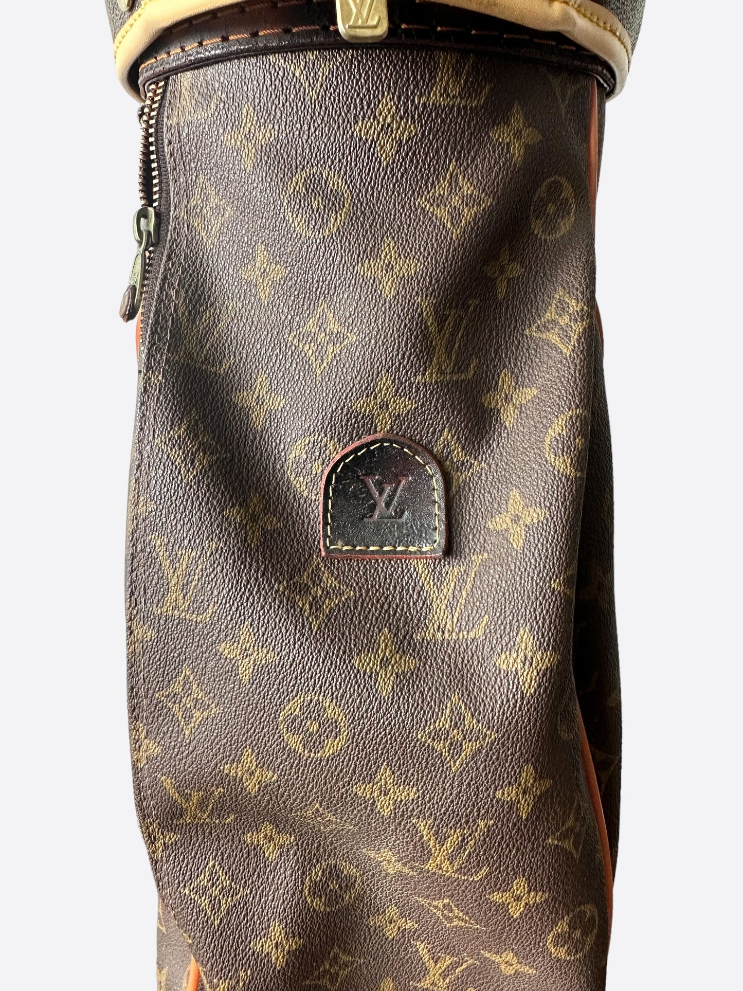Louis Vuitton Brown Monogram Vintage Golf Bag