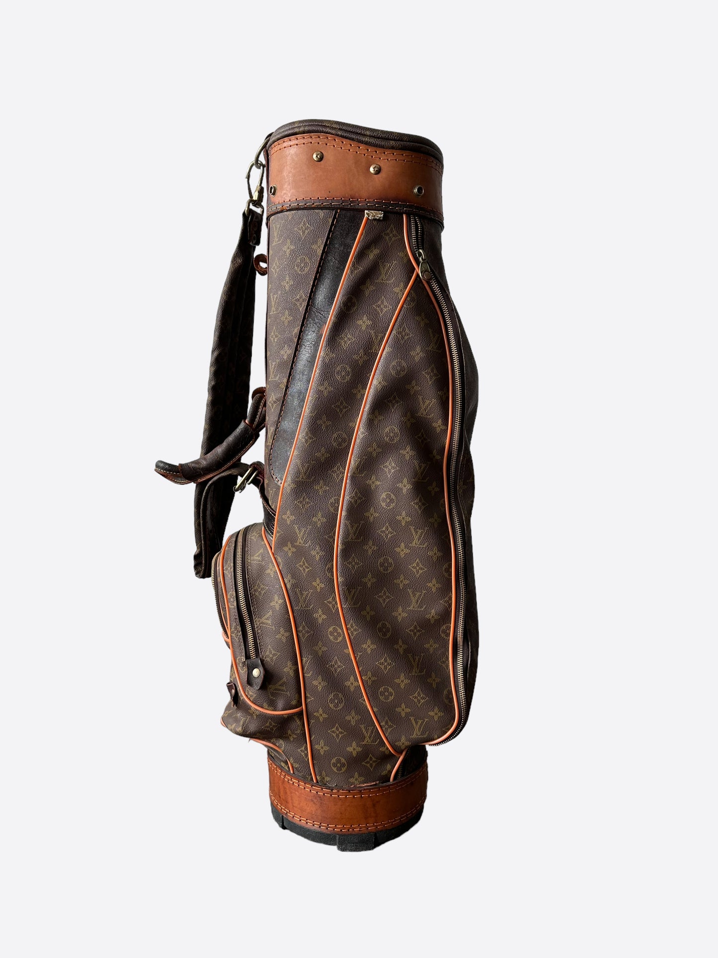 Louis Vuitton Brown Monogram Vintage Golf Bag