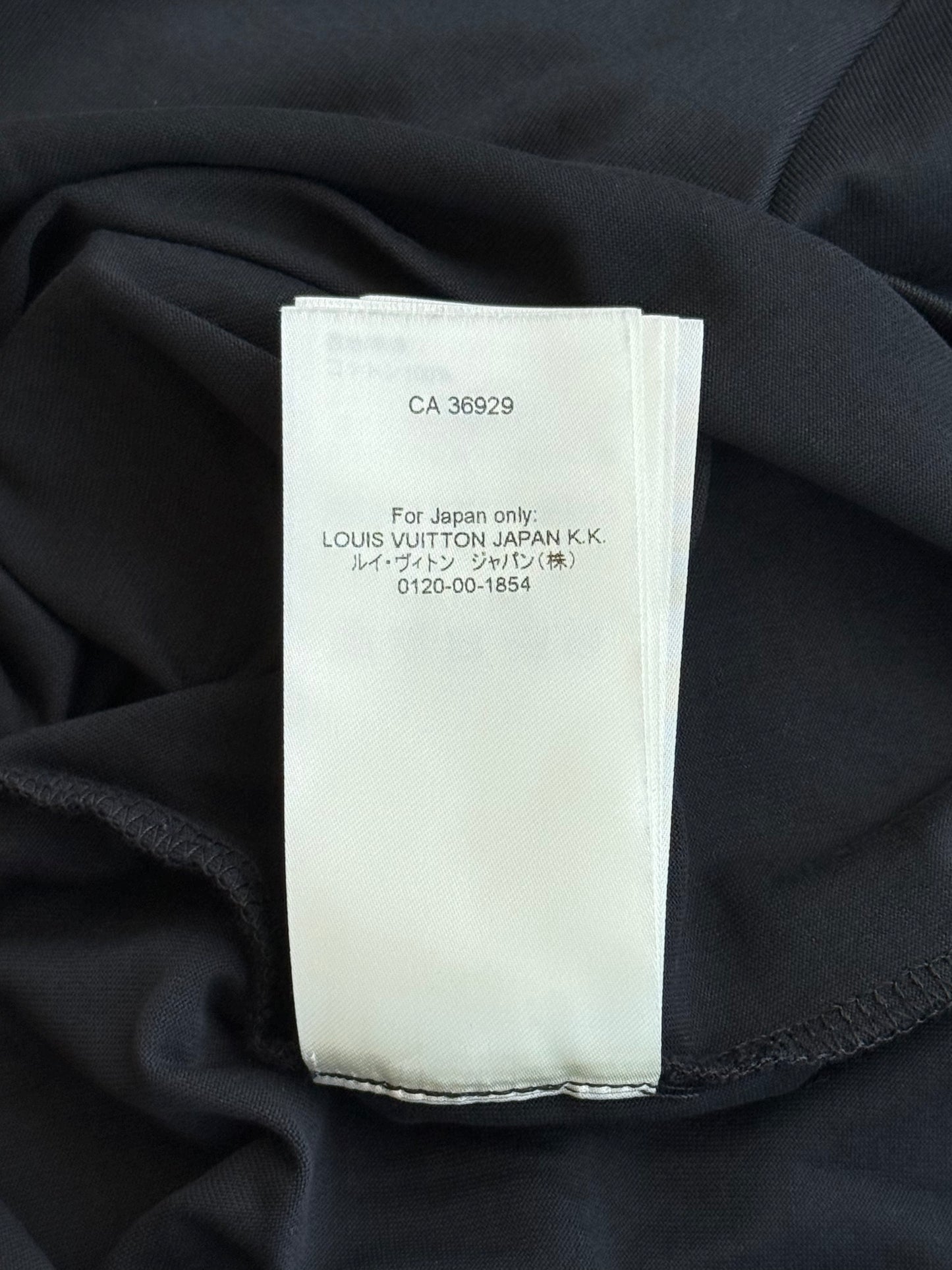 Louis Vuitton Black & Iridescent Logo T-shirt