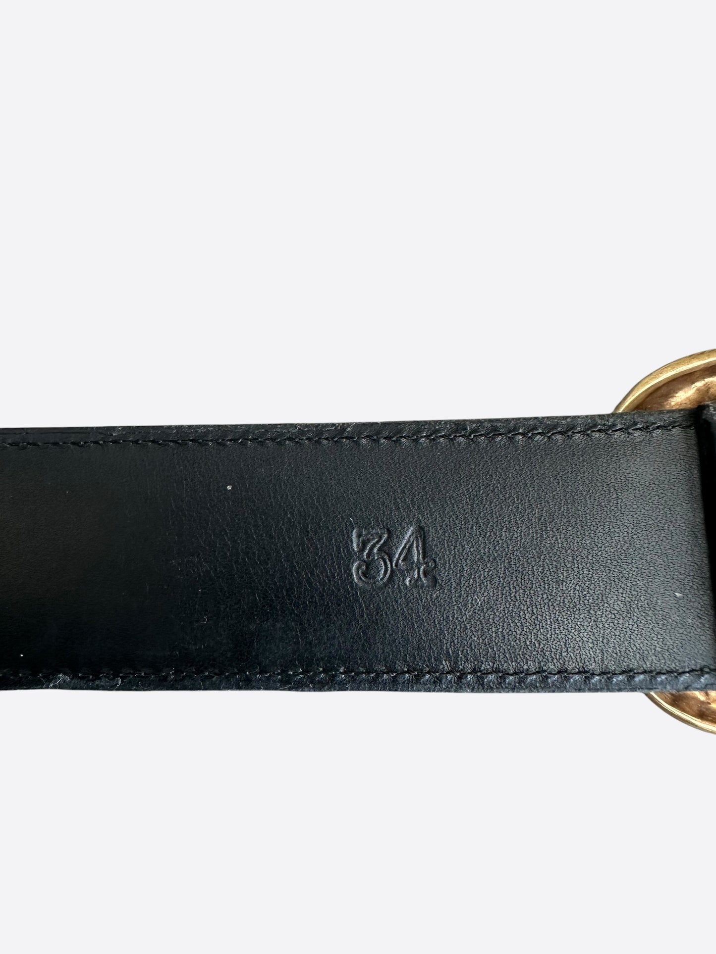 Chrome Hearts Black & Brass Gunslinger Belt