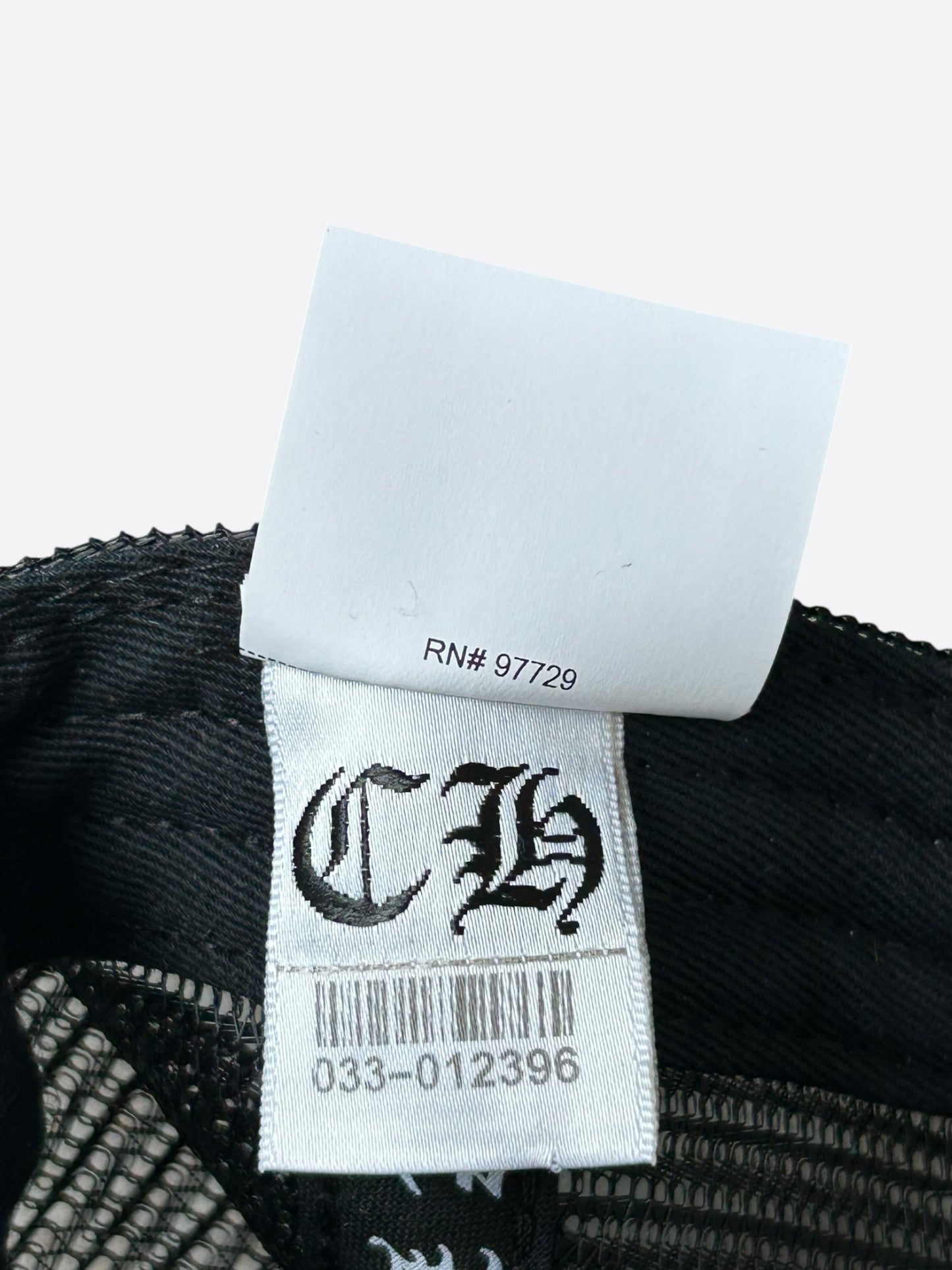 Chrome Hearts Black & White Sex Pistols Trucker Hat