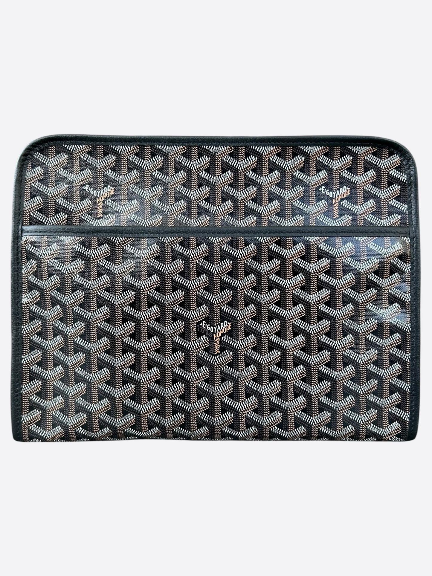 Goyard Black Jouvence GM Toiletry Bag