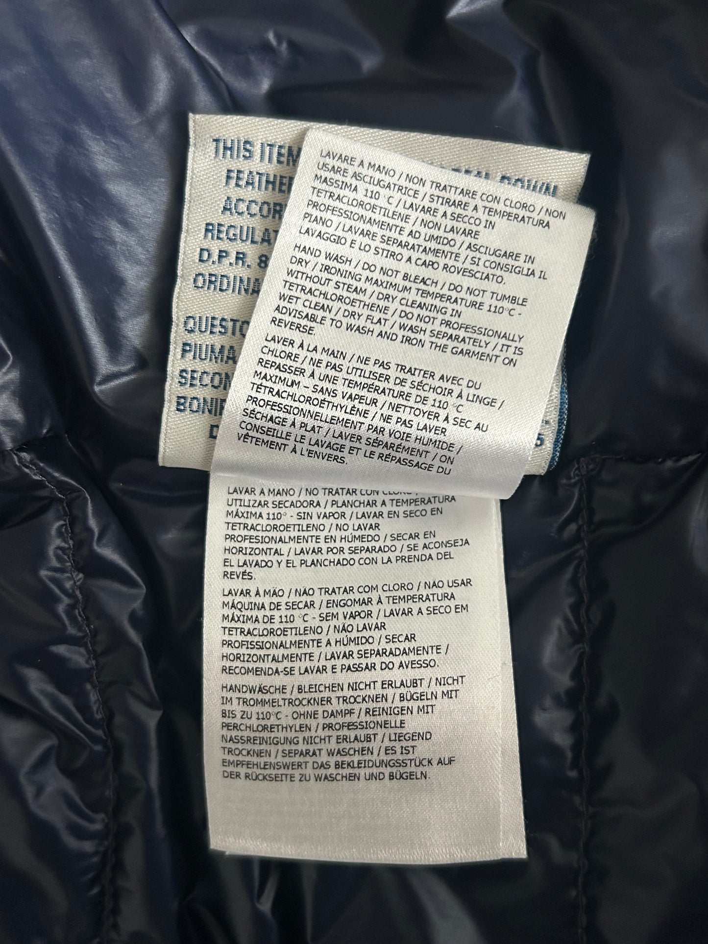 Moncler Navy Daniel Down Jacket