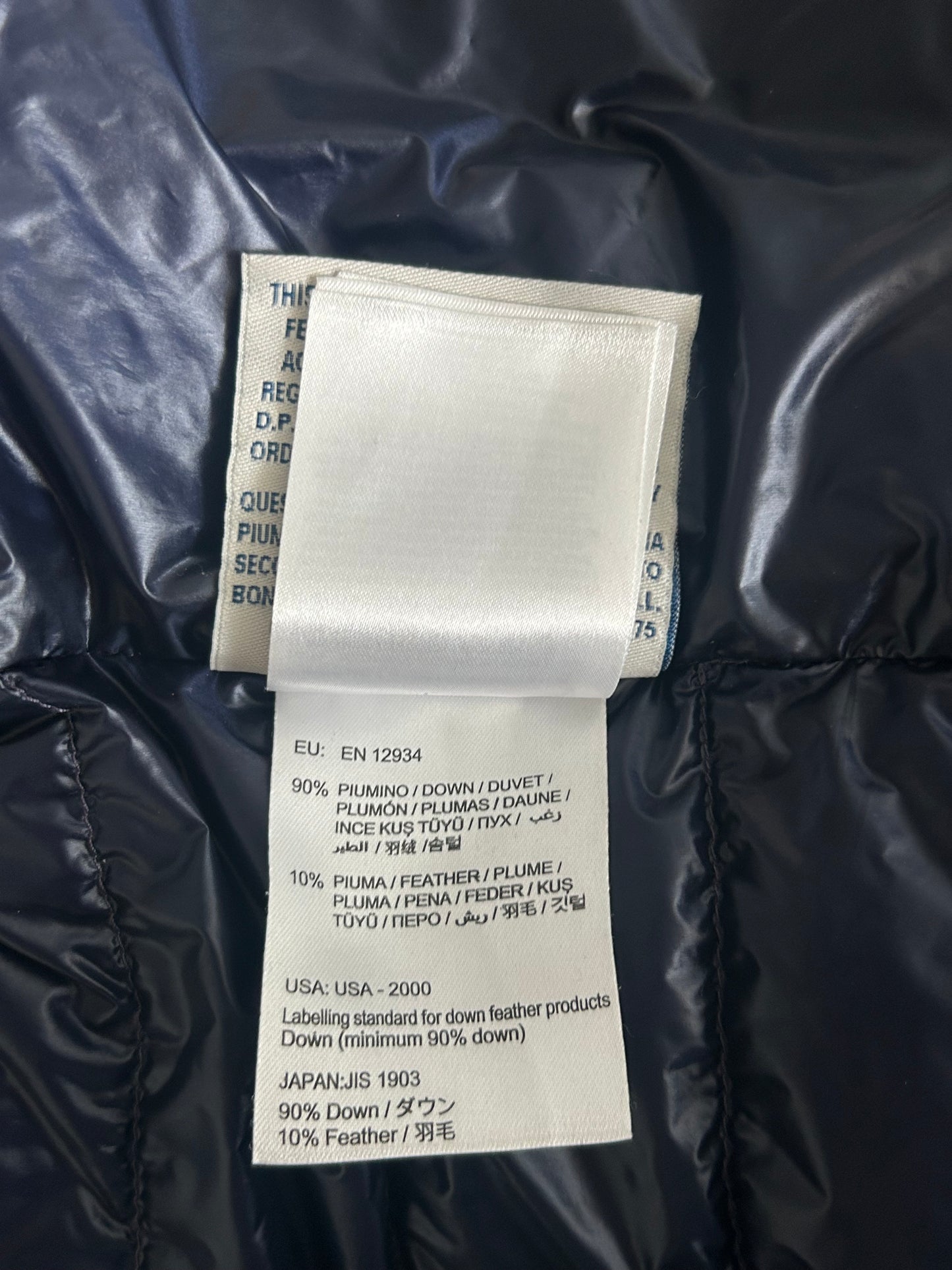 Moncler Navy Daniel Down Jacket